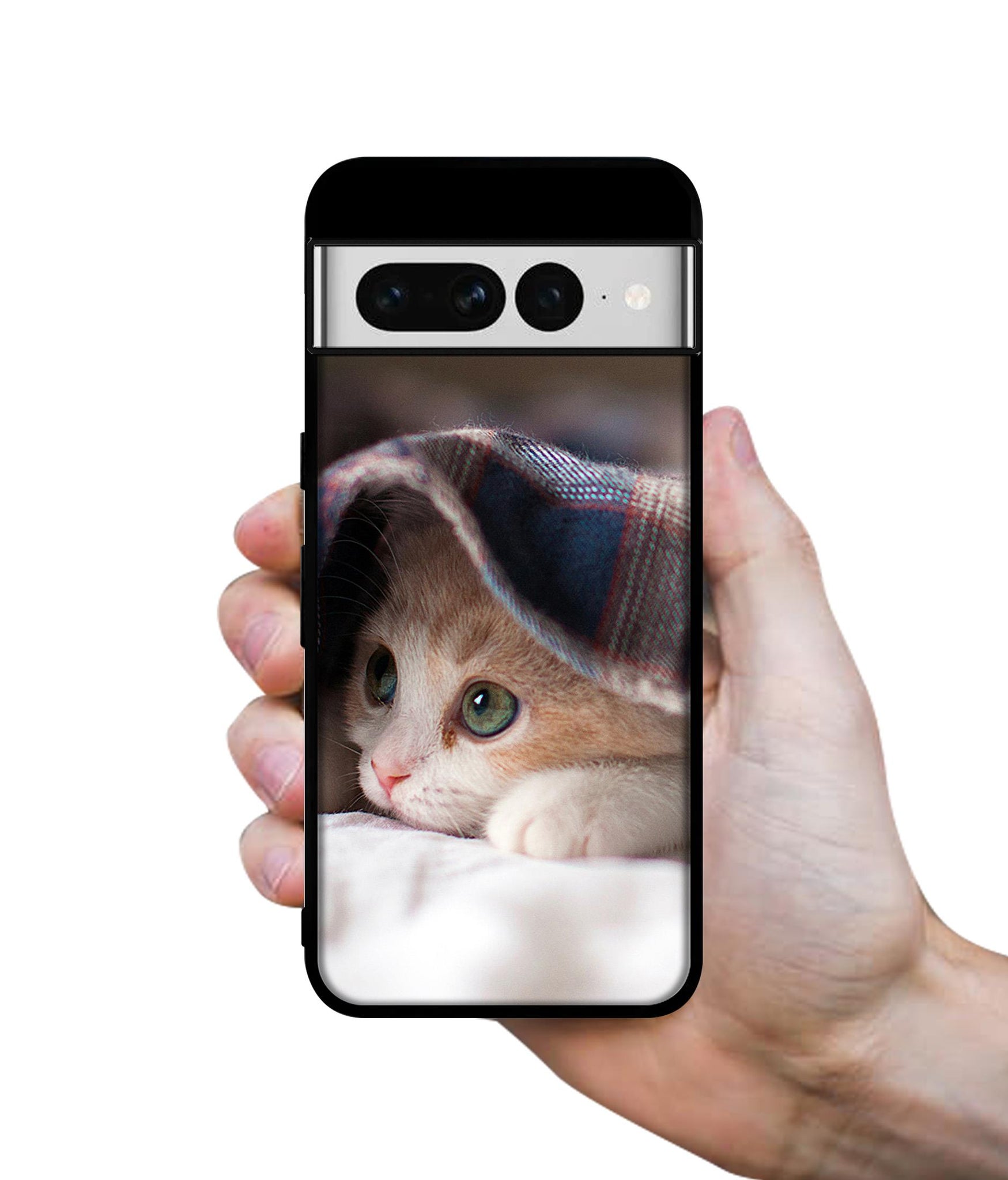 Sleepy Kitten Designer 2D Printed Back Case Cover for Google Pixel 7 Pro 5G