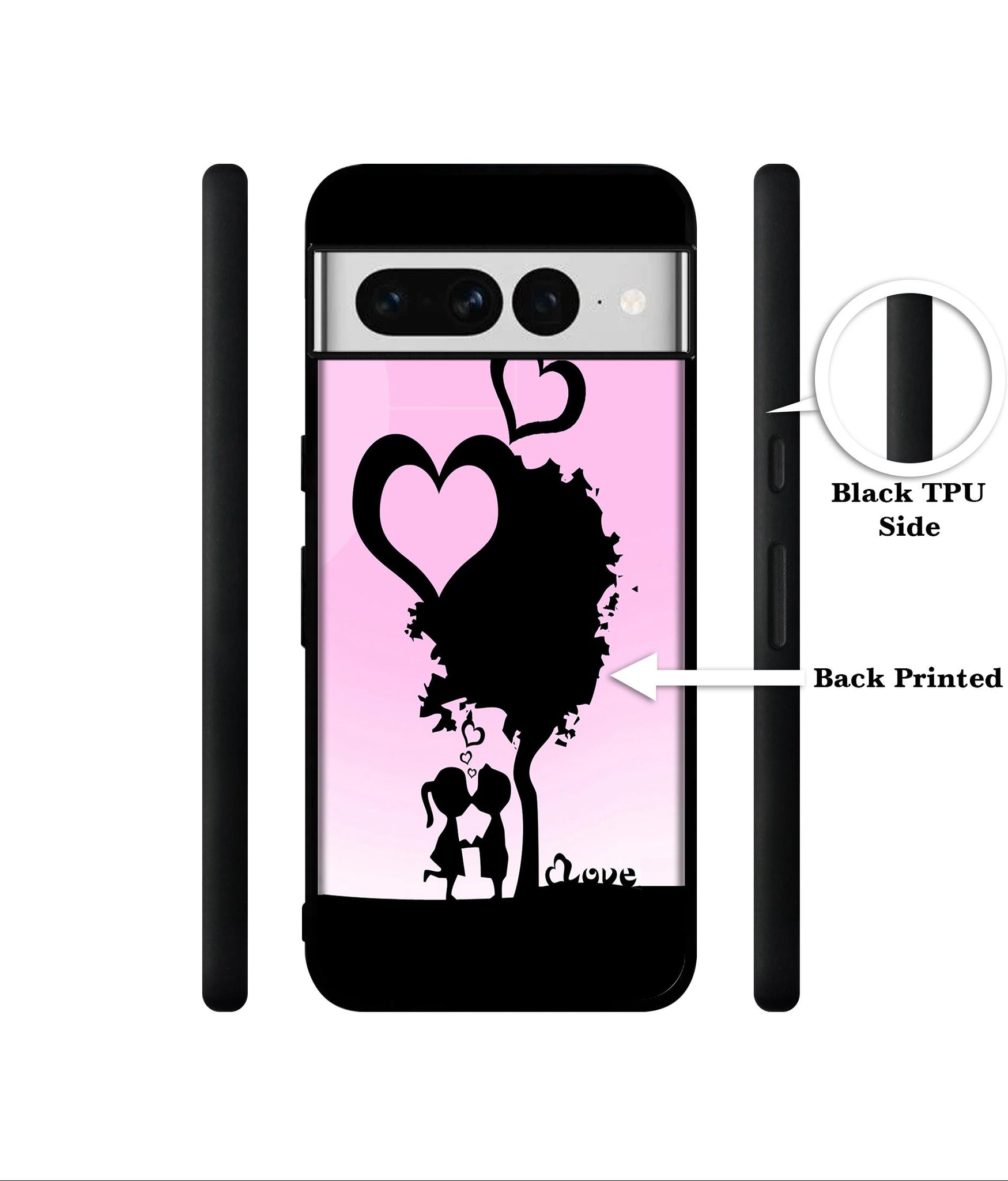 Sweet Love Designer 2D Printed Back Case Cover for Google Pixel 7 Pro 5G