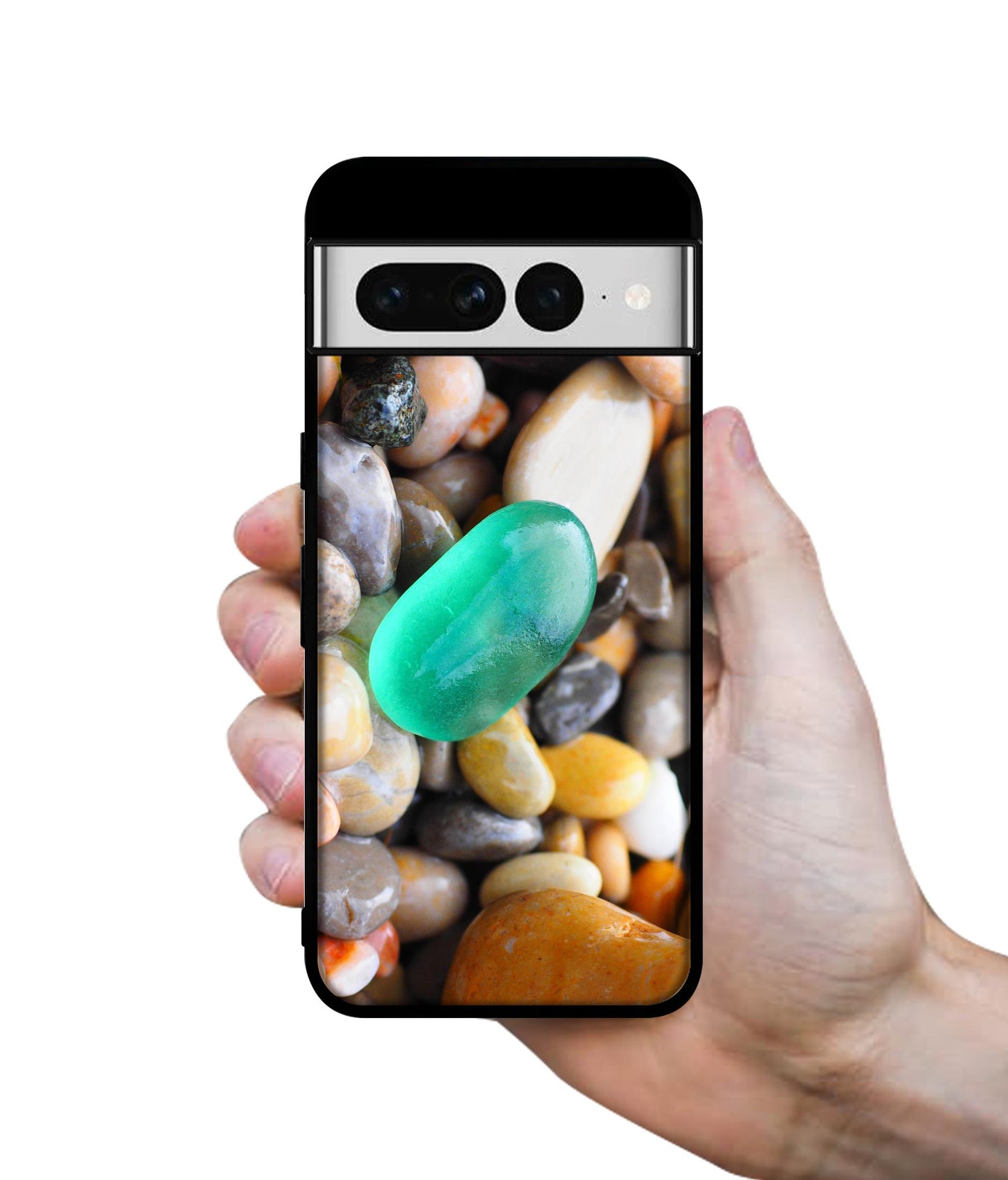 Sea Stones Designer 2D Printed Back Case Cover for Google Pixel 7 Pro 5G