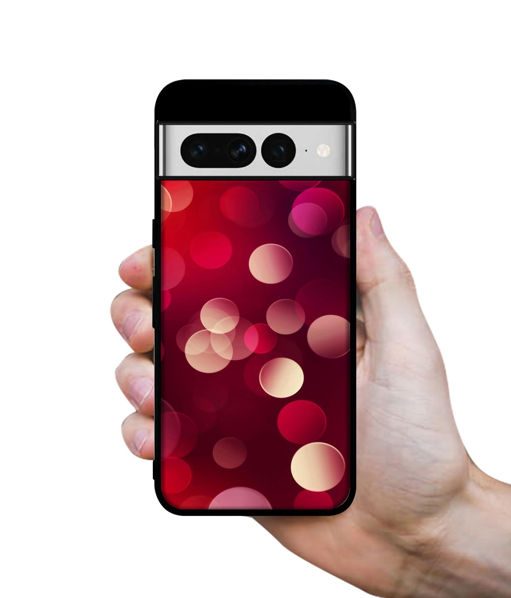 3D Circles Designer 2D Printed Back Case Cover for Google Pixel 7 Pro 5G