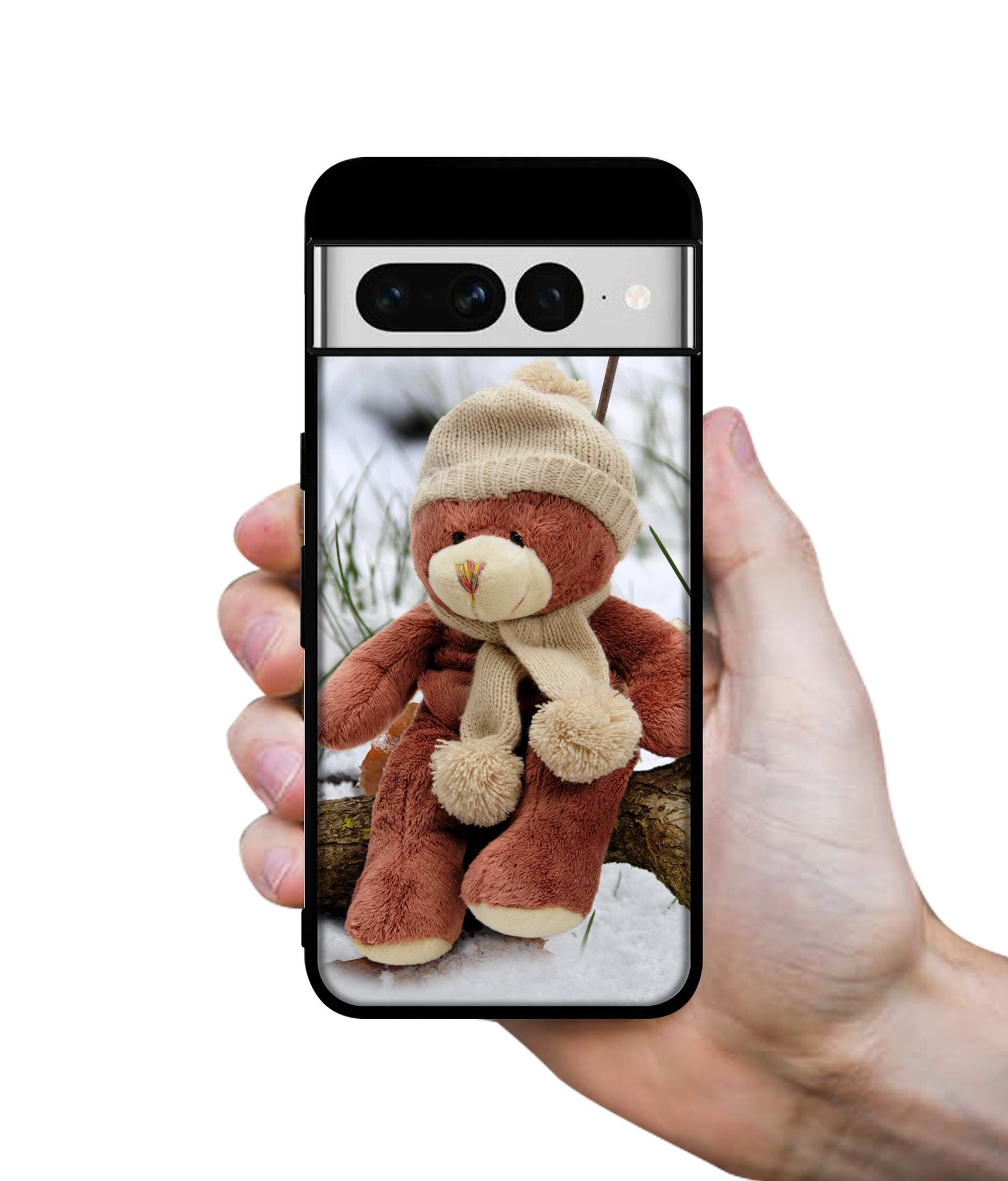 Woolen Bear Designer 2D Printed Back Case Cover for Google Pixel 7 Pro 5G