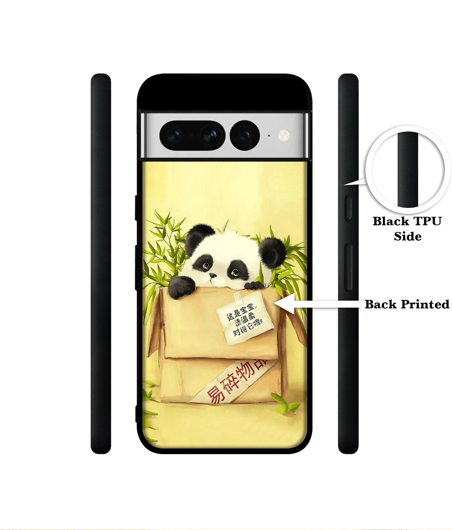 Panda In Box Designer 2D Printed Back Case Cover for Google Pixel 7 Pro 5G