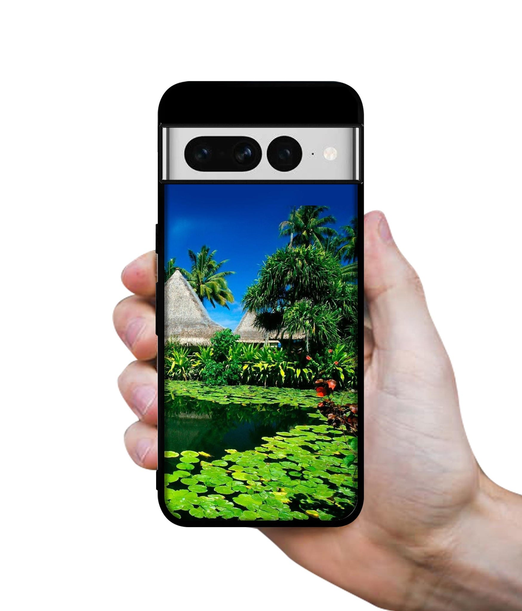 Tropics Water Designer 2D Printed Back Case Cover for Google Pixel 7 Pro 5G