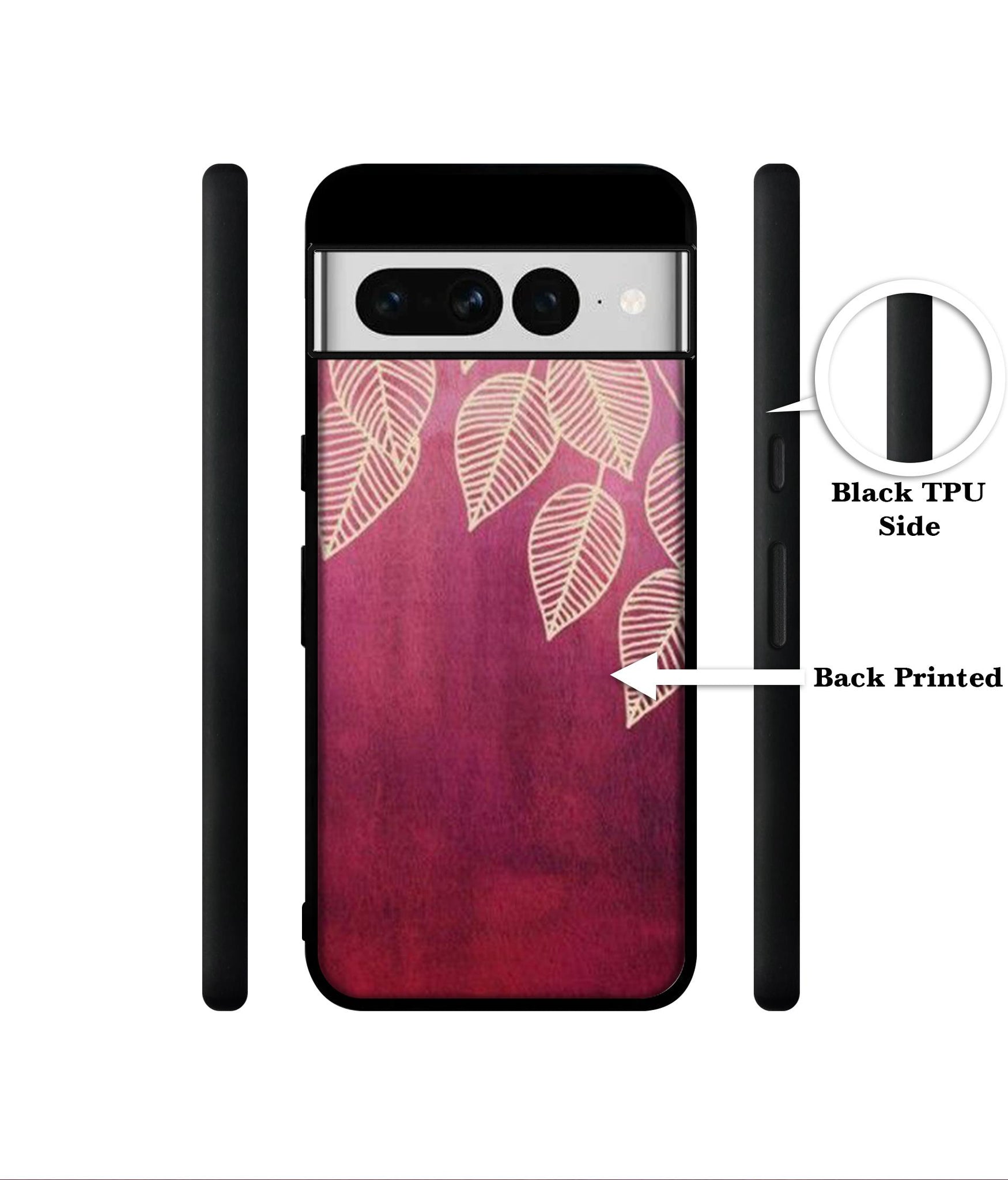 Leaf Pattern Designer 2D Printed Back Case Cover for Google Pixel 7 Pro 5G