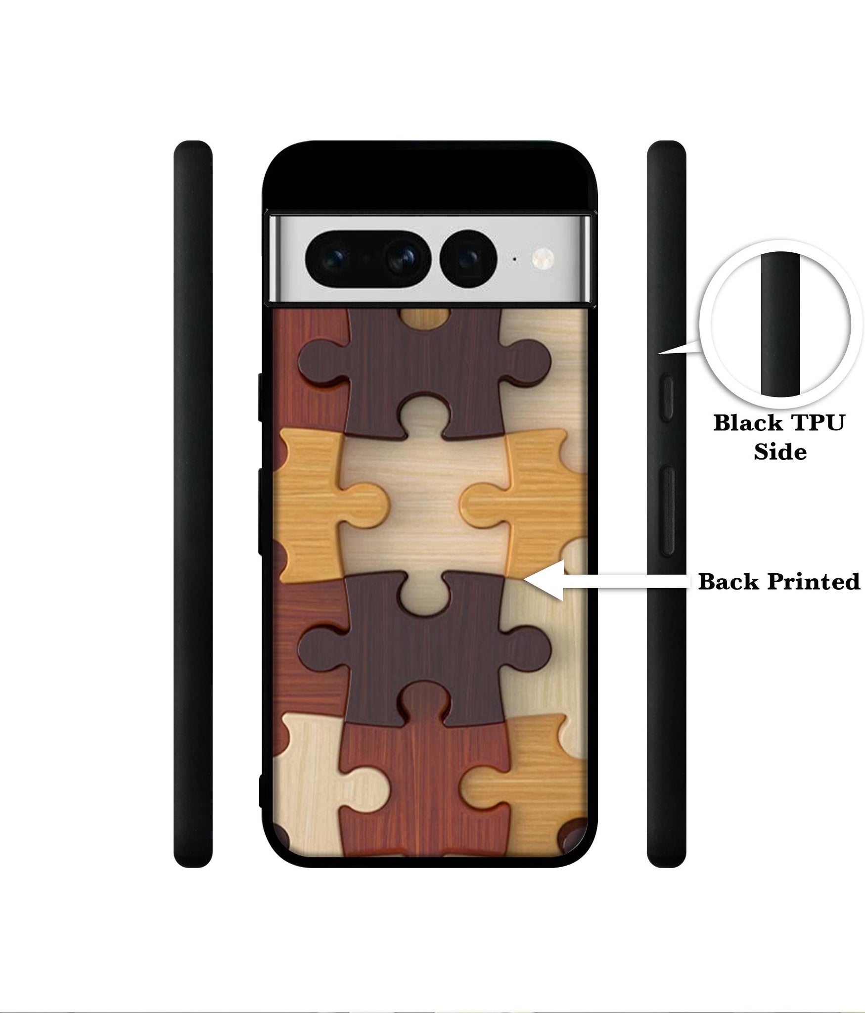 Puzzle Pattern Designer 2D Printed Back Case Cover for Google Pixel 7 Pro 5G