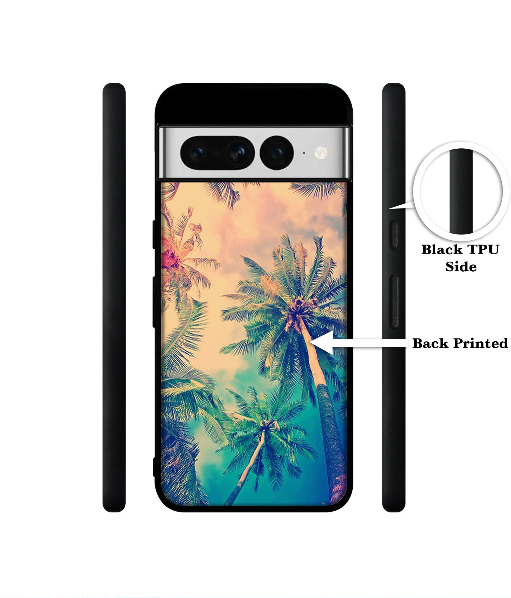 Trees Designer 2D Printed Back Case Cover for Google Pixel 7 Pro 5G