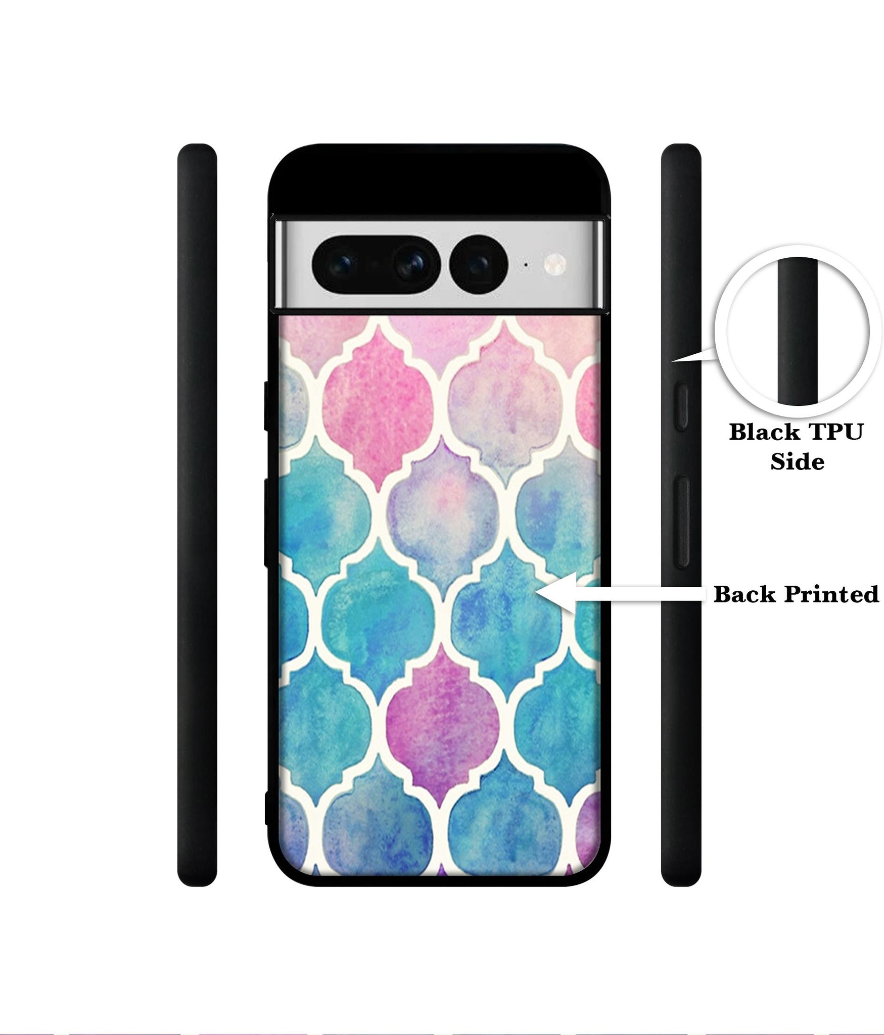 Patterns Art Designer 2D Printed Back Case Cover for Google Pixel 7 Pro 5G