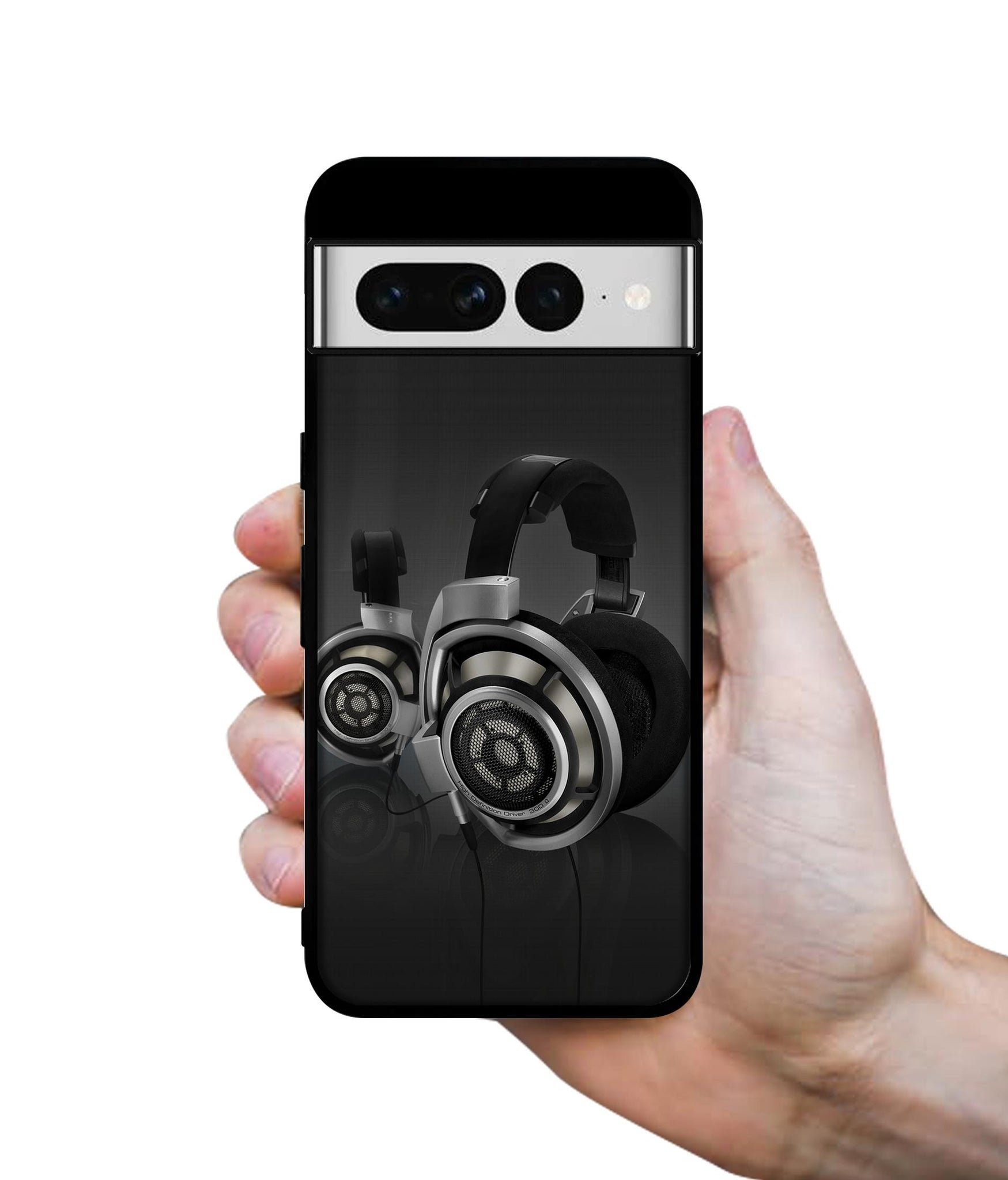 Head Phone Designer 2D Printed Back Case Cover for Google Pixel 7 Pro 5G