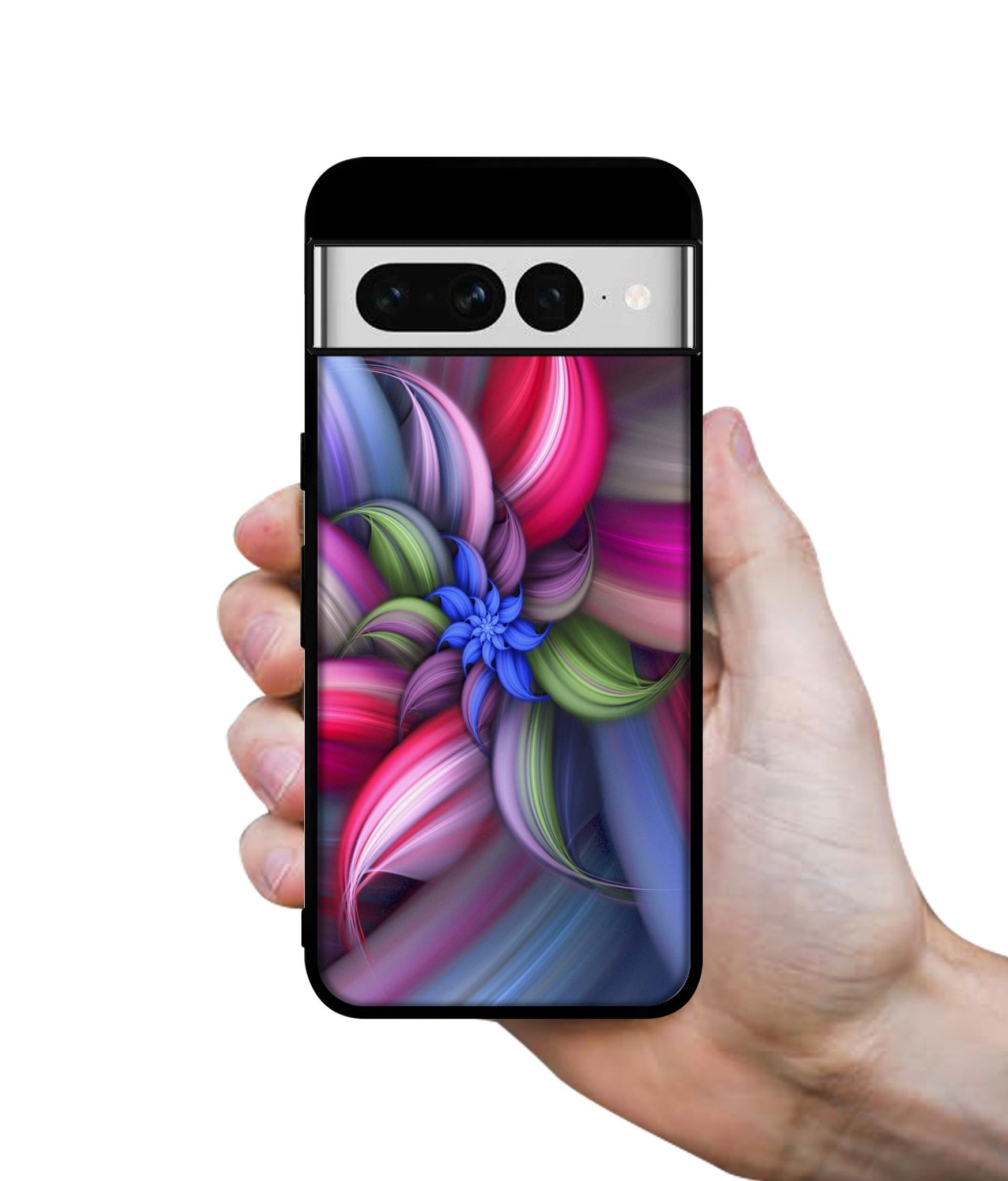 Colorful Flower Designer 2D Printed Back Case Cover for Google Pixel 7 Pro 5G
