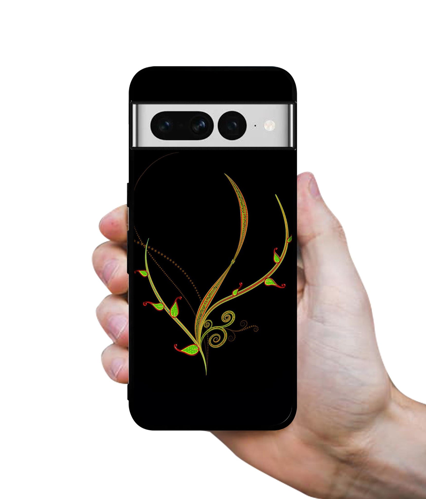 Yellow Pattern Designer 2D Printed Back Case Cover for Google Pixel 7 Pro 5G