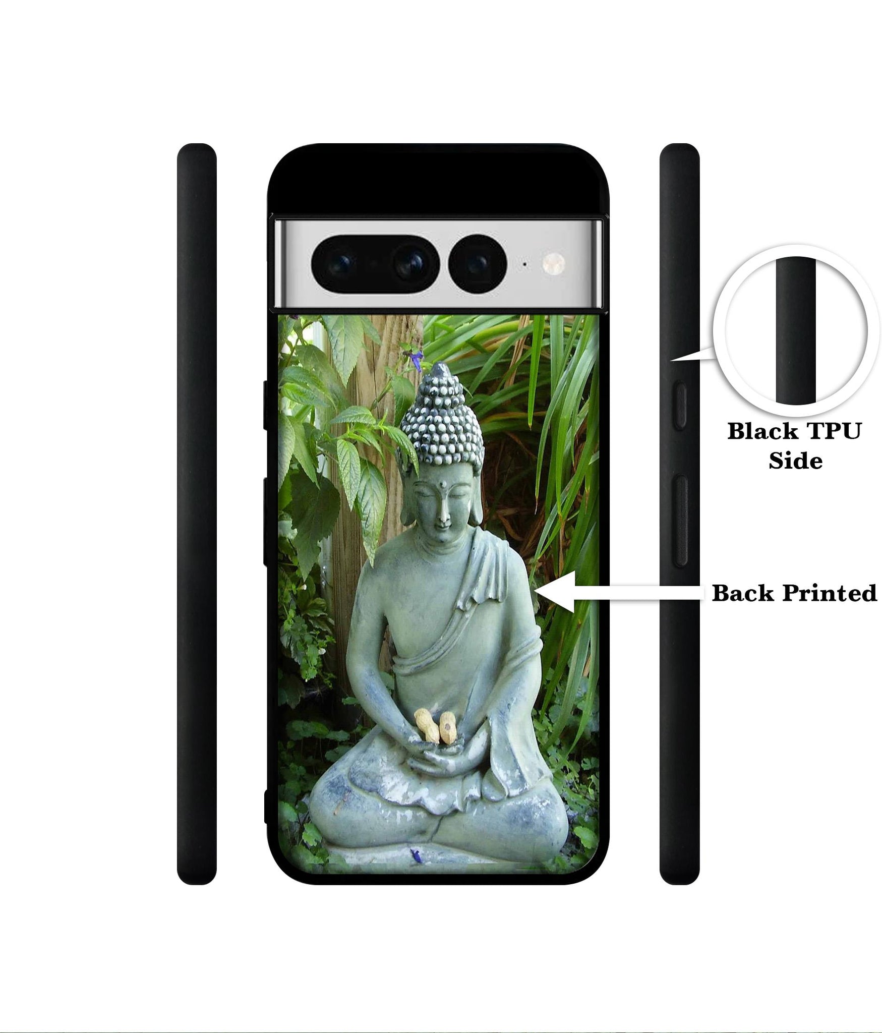 Buddhism Designer 2D Printed Back Case Cover for Google Pixel 7 Pro 5G