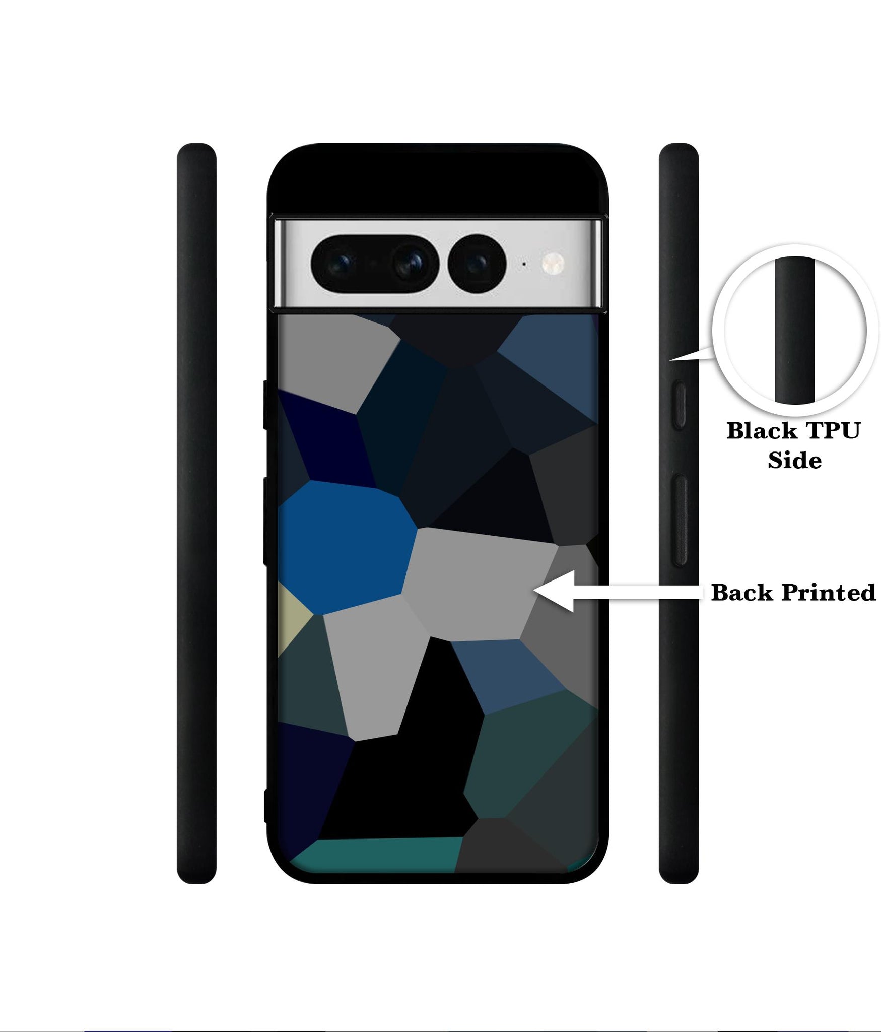 Mathematical Shape Designer 2D Printed Back Case Cover for Google Pixel 7 Pro 5G
