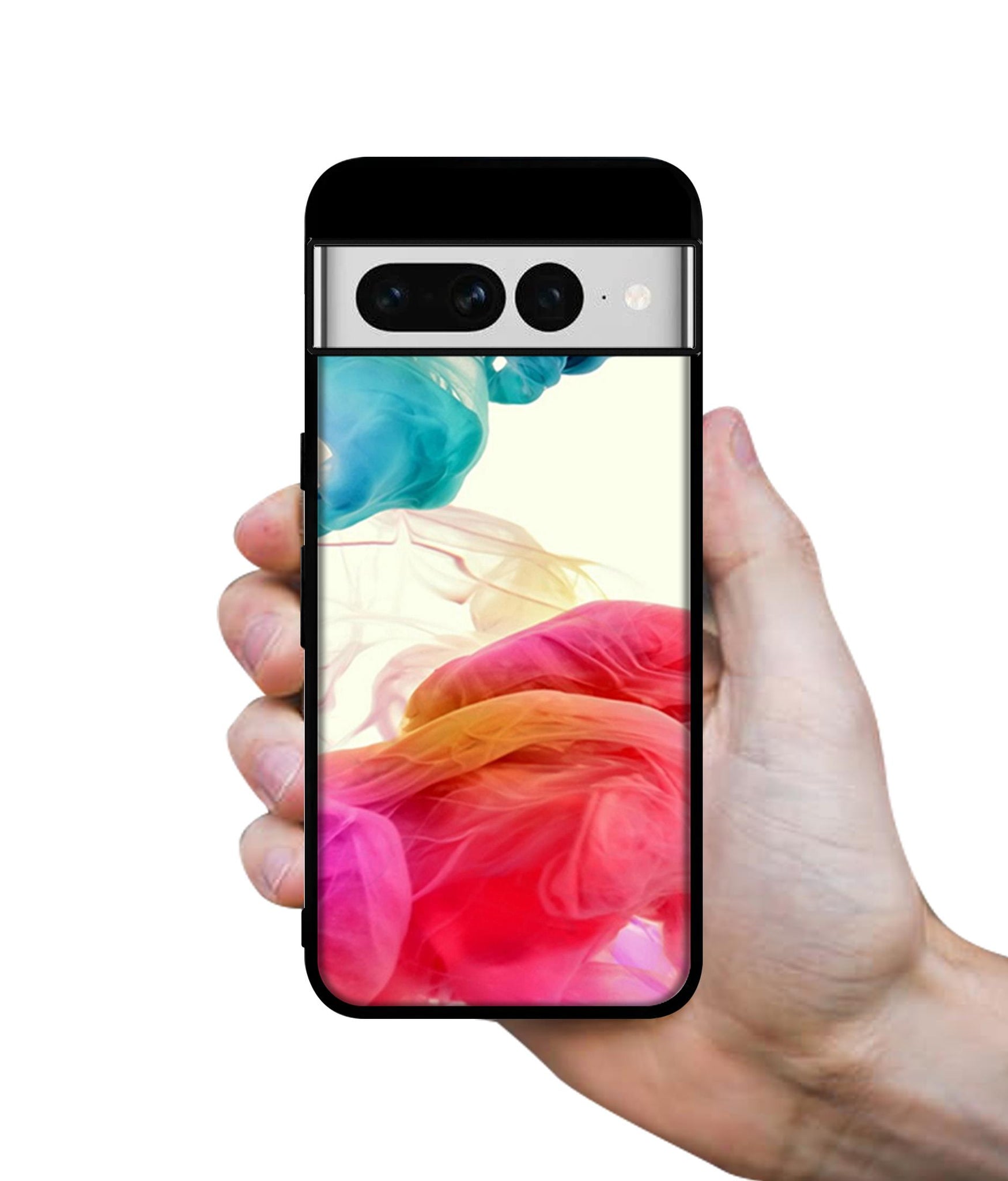 Colored Smoke Designer 2D Printed Back Case Cover for Google Pixel 7 Pro 5G