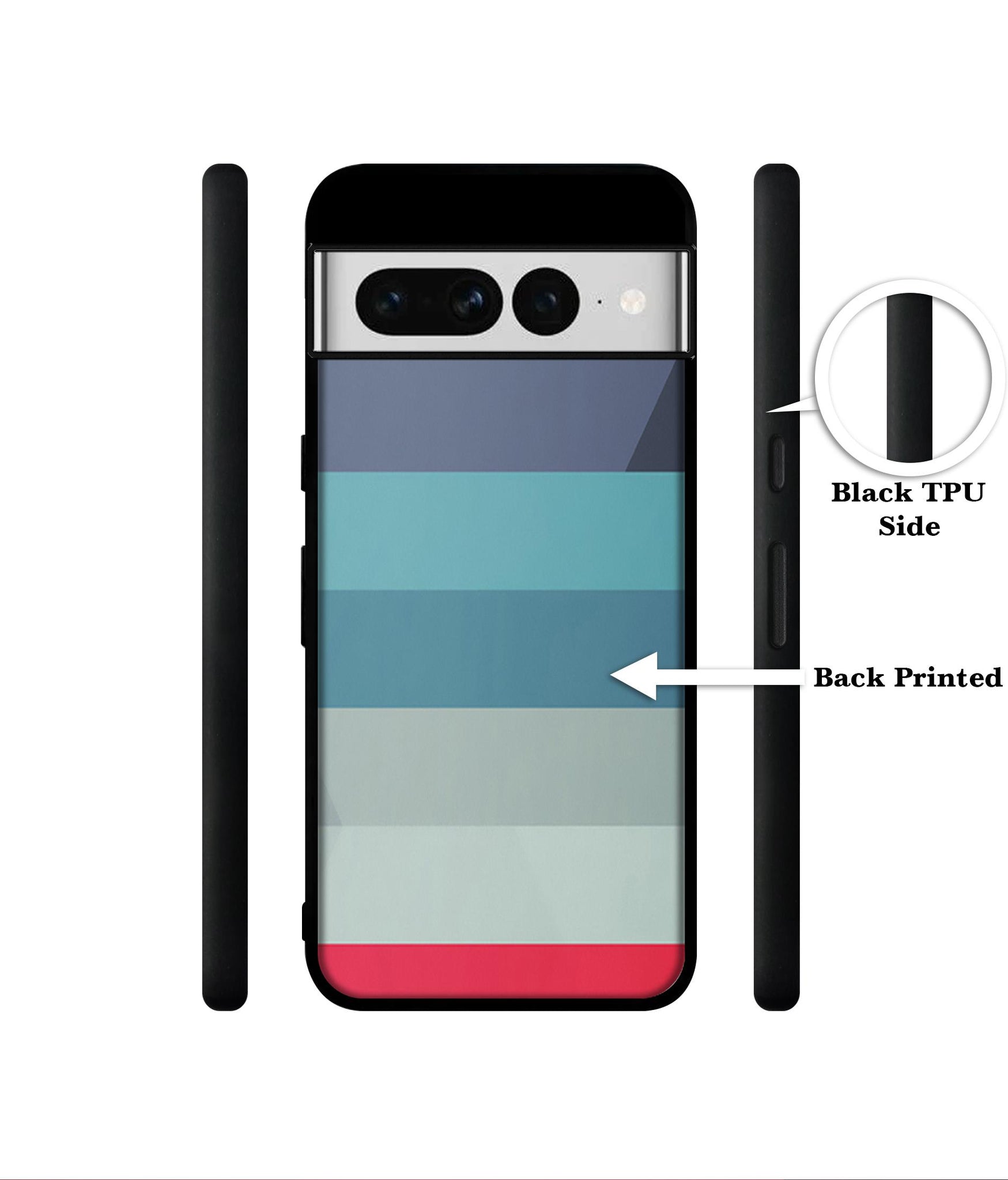 Colorful Lines Designer 2D Printed Back Case Cover for Google Pixel 7 Pro 5G