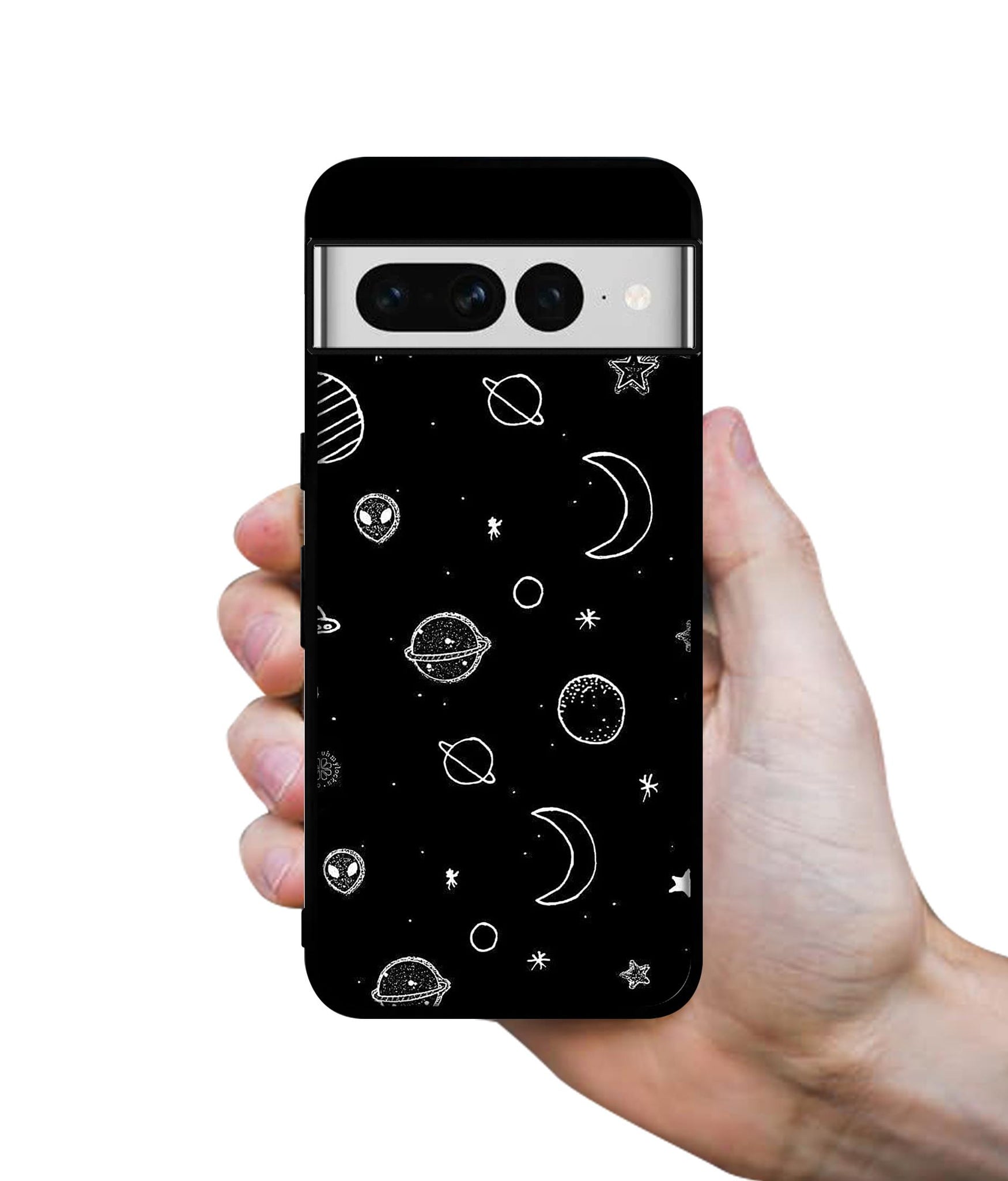Space Stars Universe Designer 2D Printed Back Case Cover for Google Pixel 7 Pro 5G