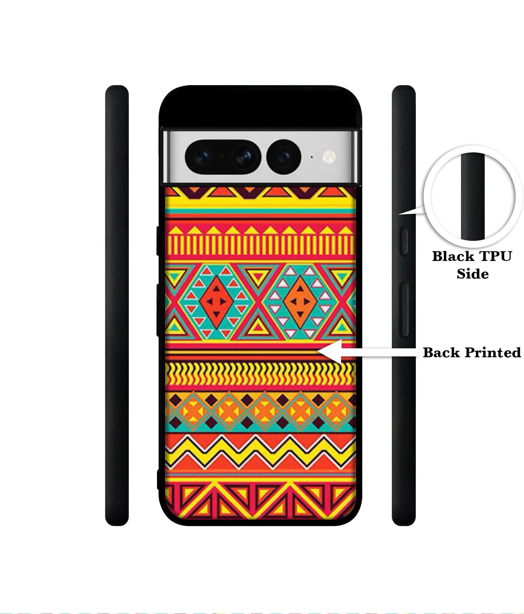 Artistic Rangoli Designer 2D Printed Back Case Cover for Google Pixel 7 Pro 5G