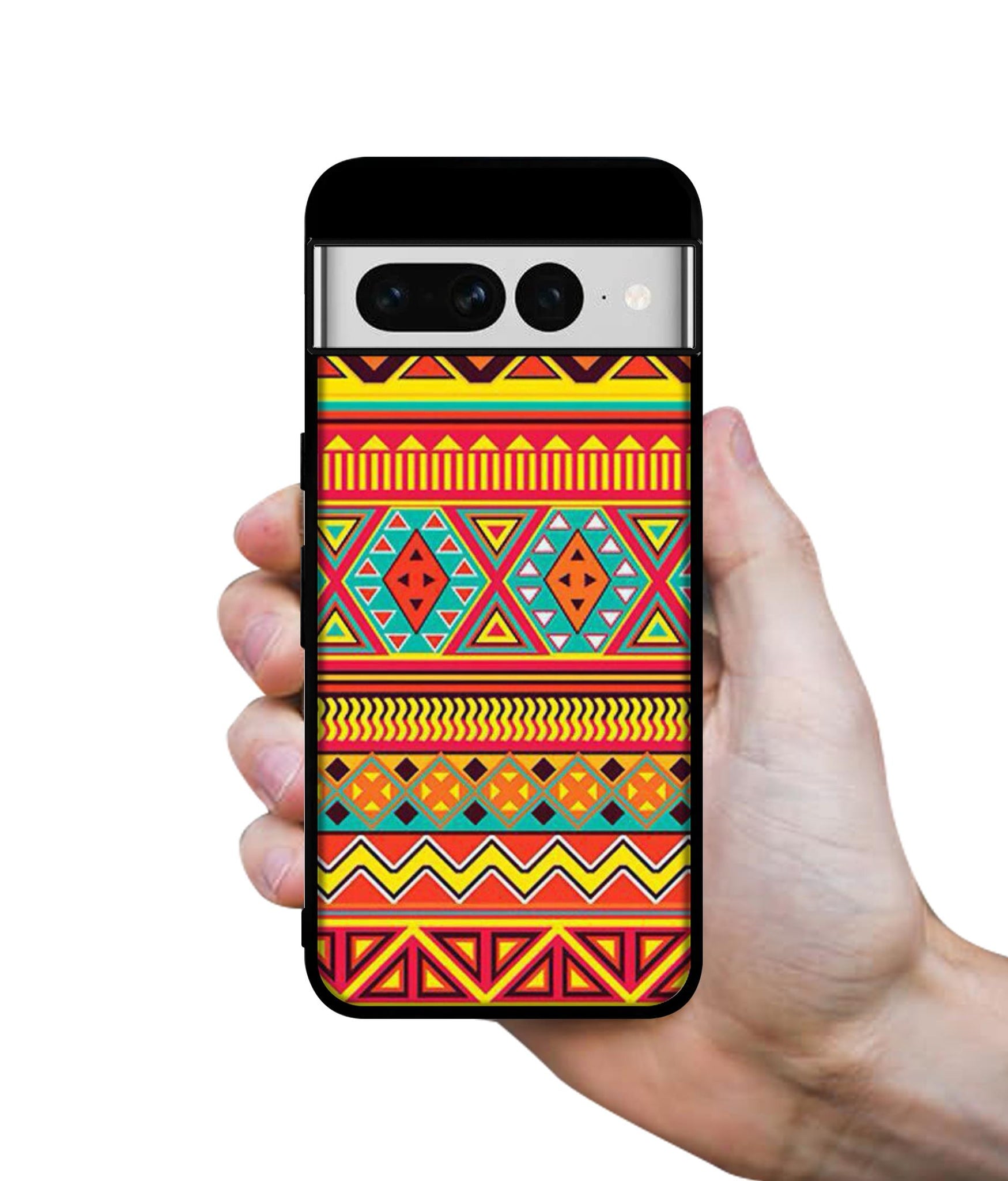 Artistic Rangoli Designer 2D Printed Back Case Cover for Google Pixel 7 Pro 5G