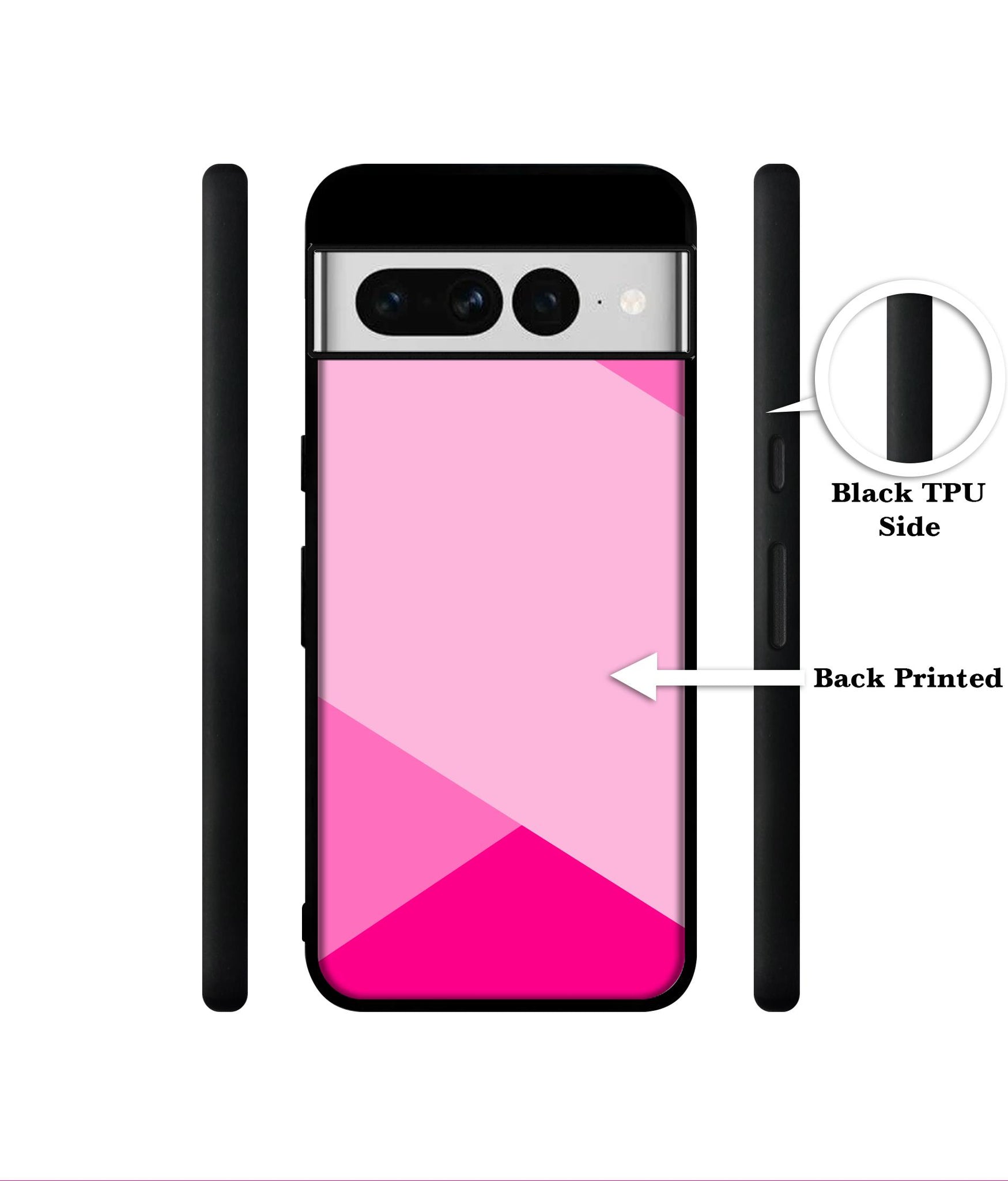 Pink Cross Vector Designer 2D Printed Back Case Cover for Google Pixel 7 Pro 5G