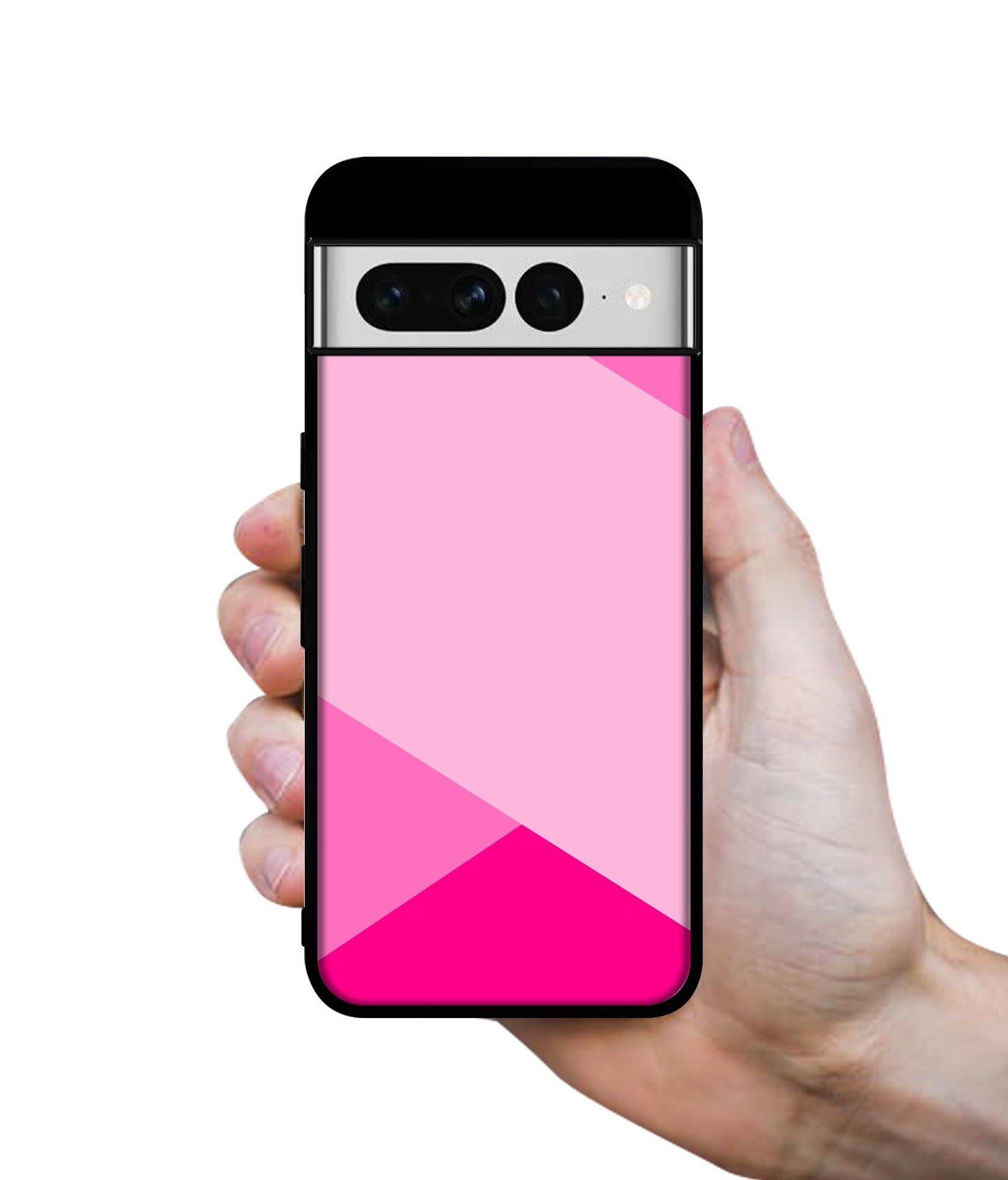 Pink Cross Vector Designer 2D Printed Back Case Cover for Google Pixel 7 Pro 5G