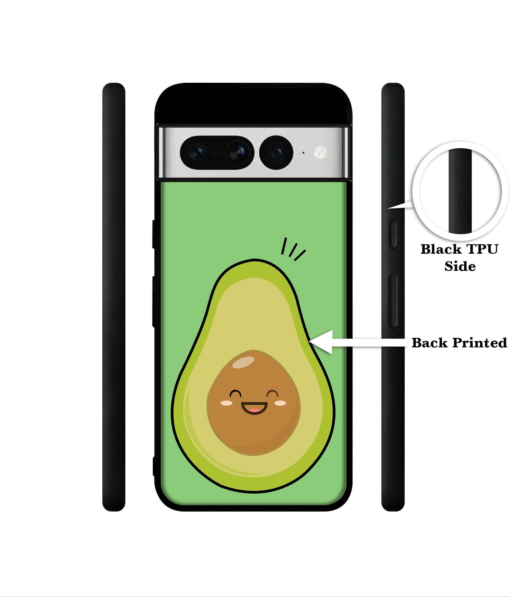 Avocados Designer 2D Printed Back Case Cover for Google Pixel 7 Pro 5G