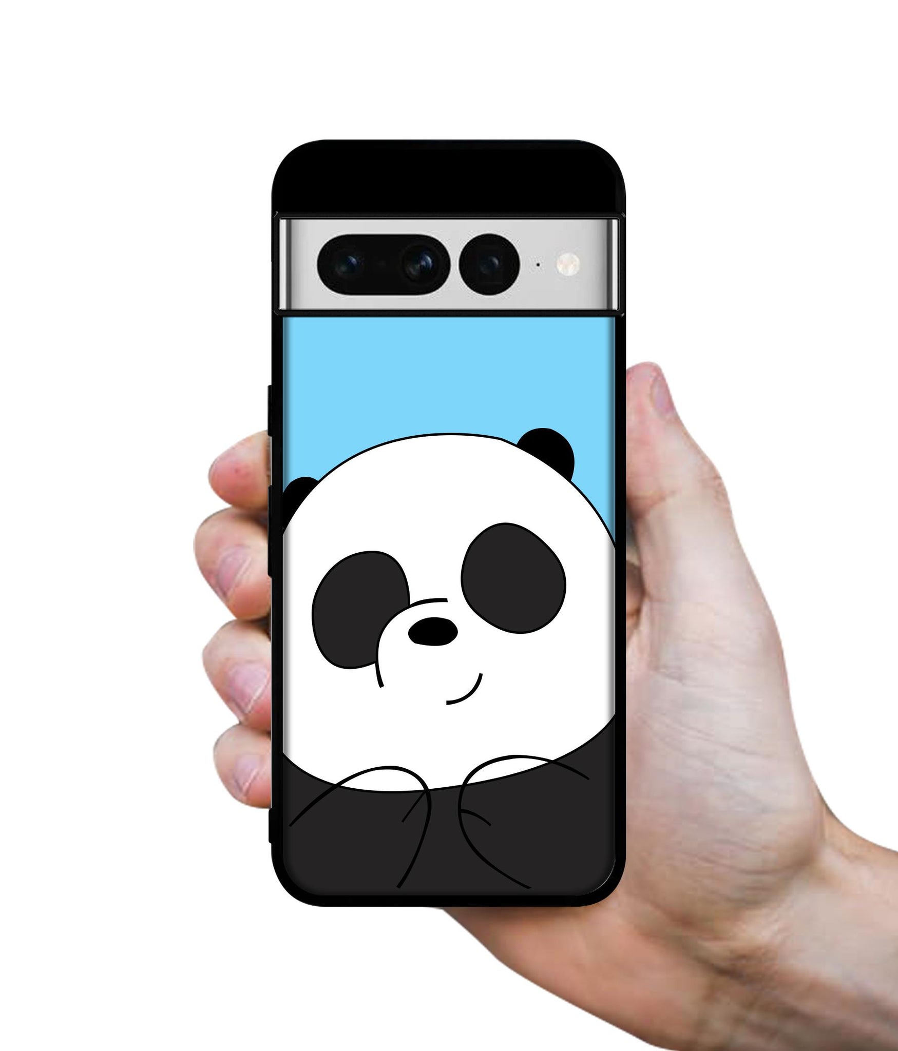 Cute Panda Designer 2D Printed Back Case Cover for Google Pixel 7 Pro 5G