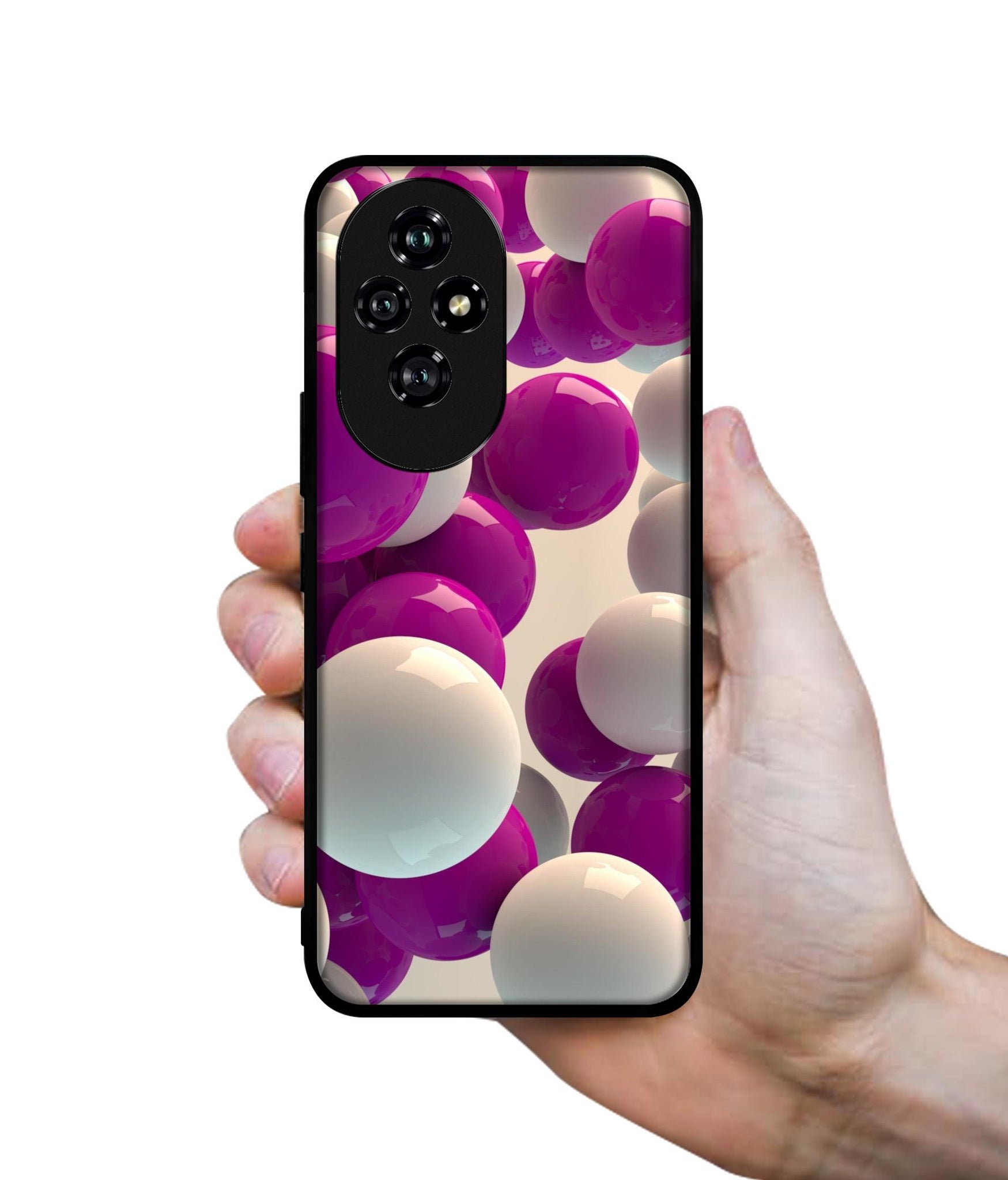3D Balloons Designer 2D Printed Back Case Cover for Honor 200 5G