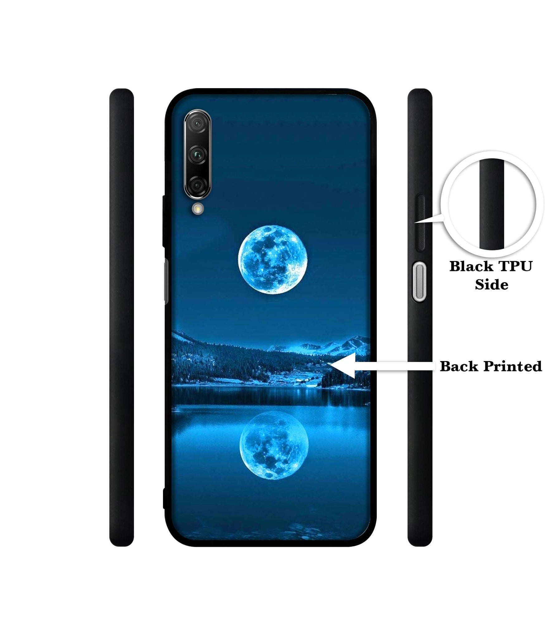 Awesome Moon Designer 2D Printed Back Case Cover for Honor 9X Pro 4G / Huawei Y9 Prime 4G