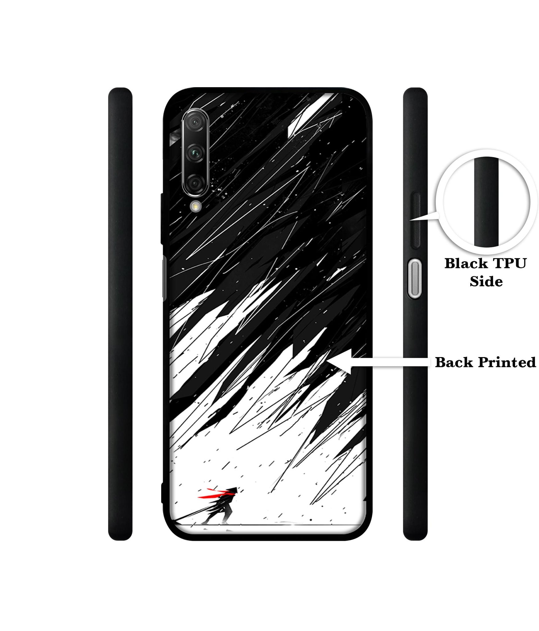 Geometric Strom Designer 2D Printed Back Case Cover for Honor 9X Pro 4G / Huawei Y9 Prime 4G