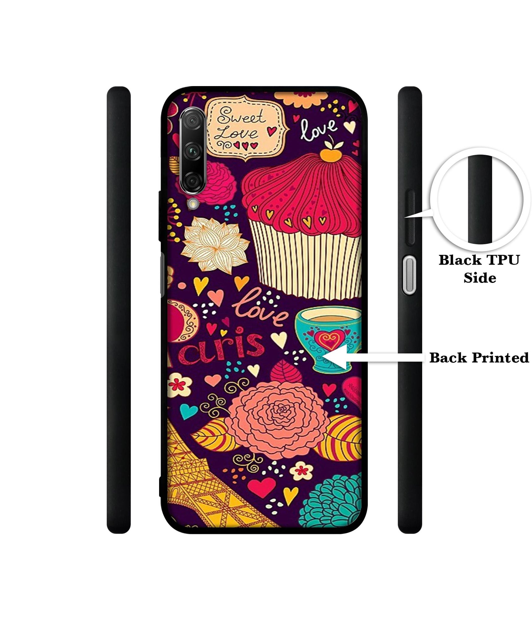 Paris Flower Love Designer 2D Printed Back Case Cover for Honor 9X Pro 4G / Huawei Y9 Prime 4G