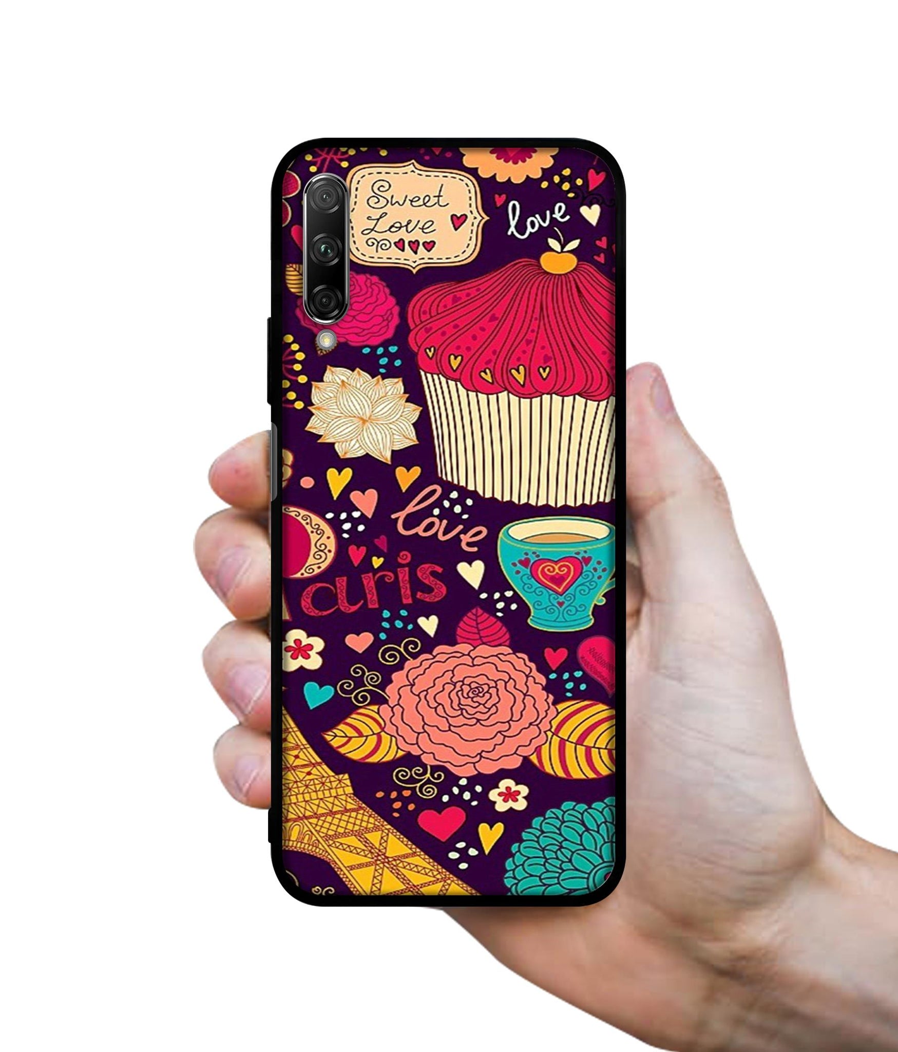 Paris Flower Love Designer 2D Printed Back Case Cover for Honor 9X Pro 4G / Huawei Y9 Prime 4G