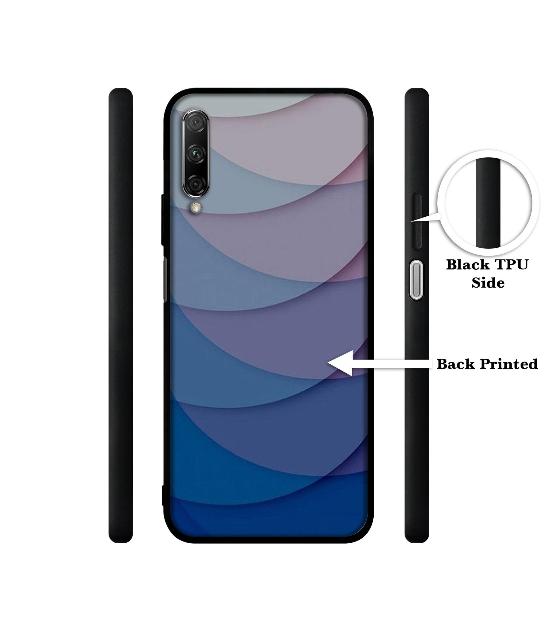 Waves Pattern Print Designer 2D Printed Back Case Cover for Honor 9X Pro 4G / Huawei Y9 Prime 4G