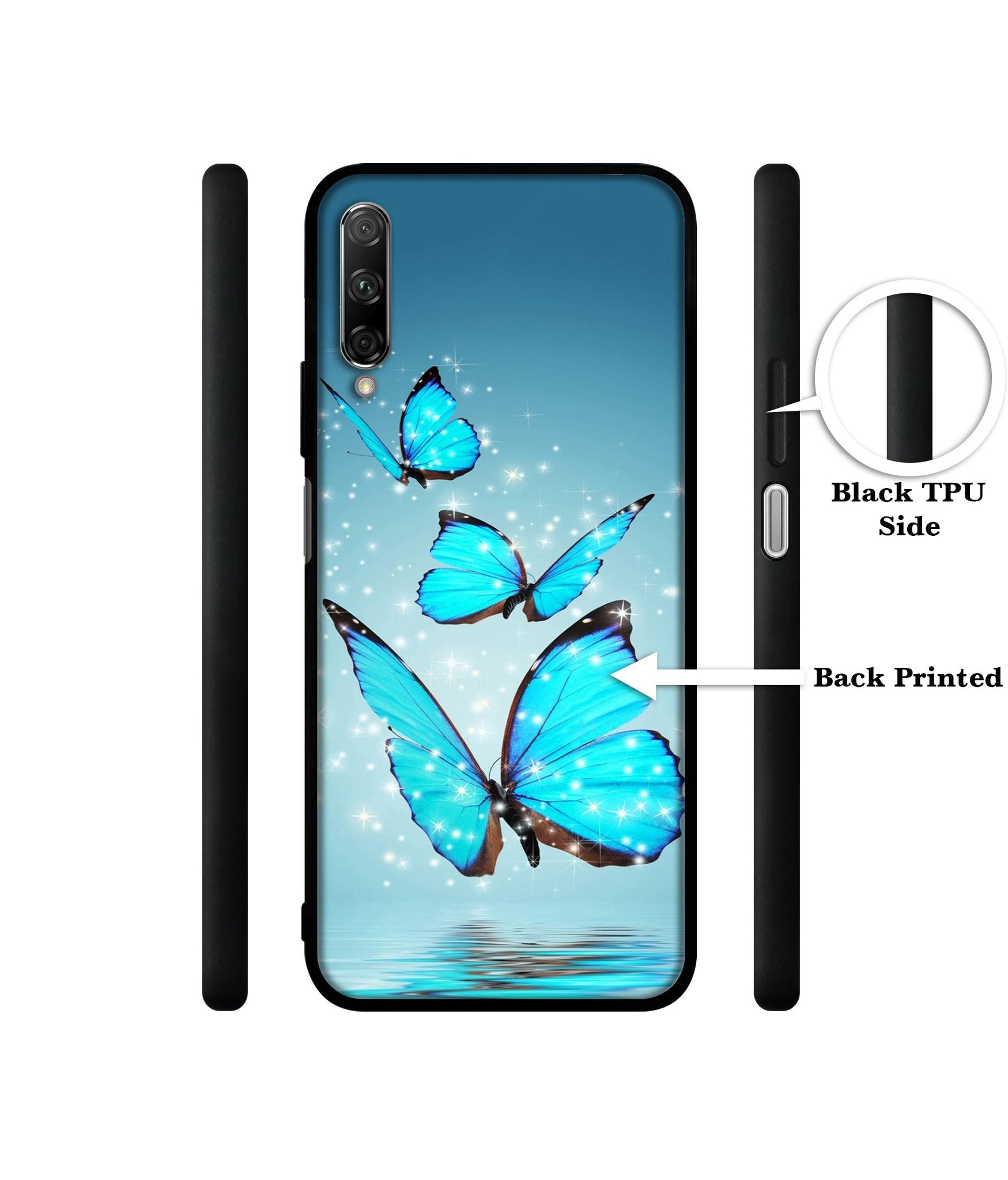 Flying Butterflies Designer 2D Printed Back Case Cover for Honor 9X Pro 4G / Huawei Y9 Prime 4G
