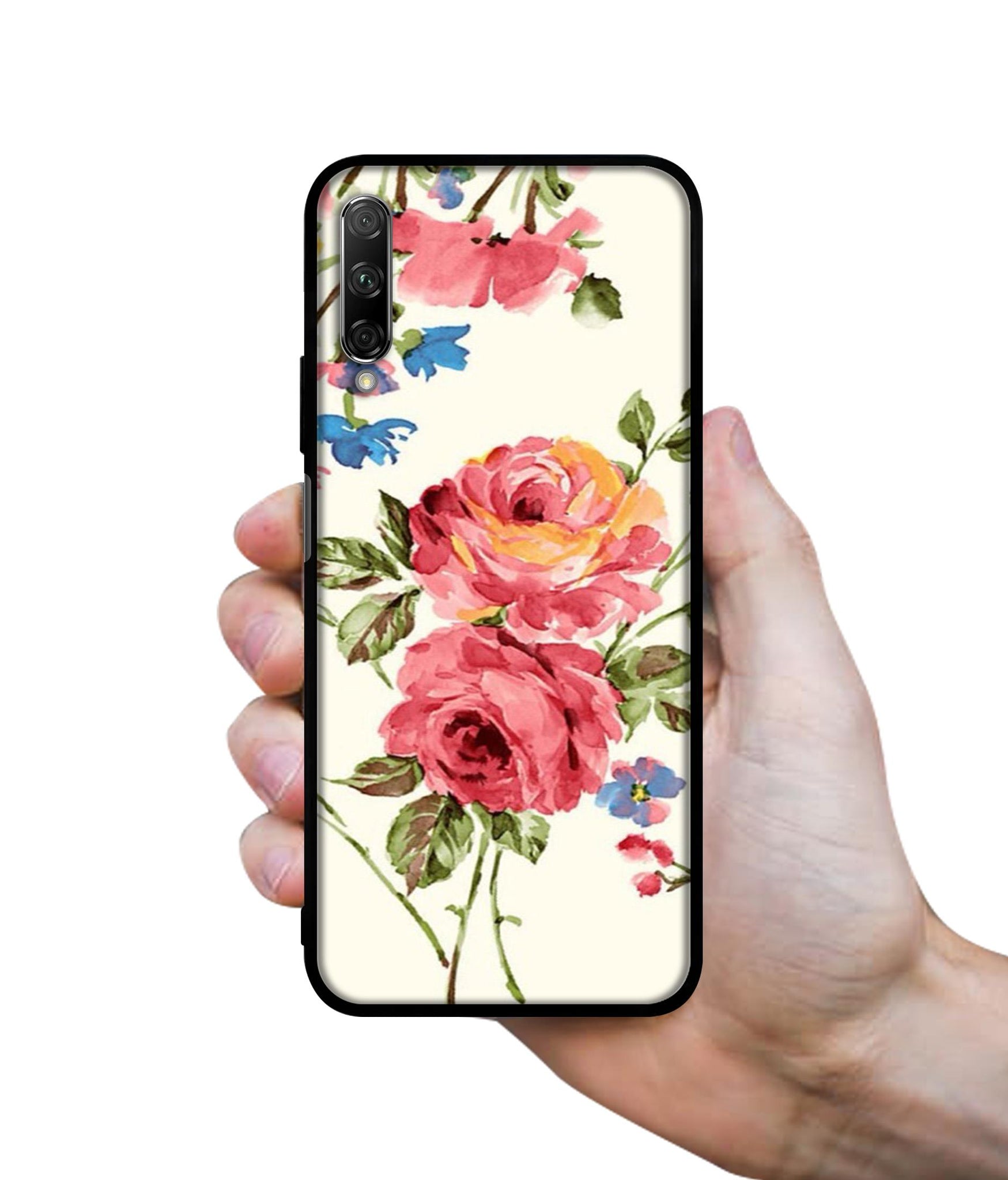 Vintage Painting Flower Designer 2D Printed Back Case Cover for Honor 9X Pro 4G / Huawei Y9 Prime 4G