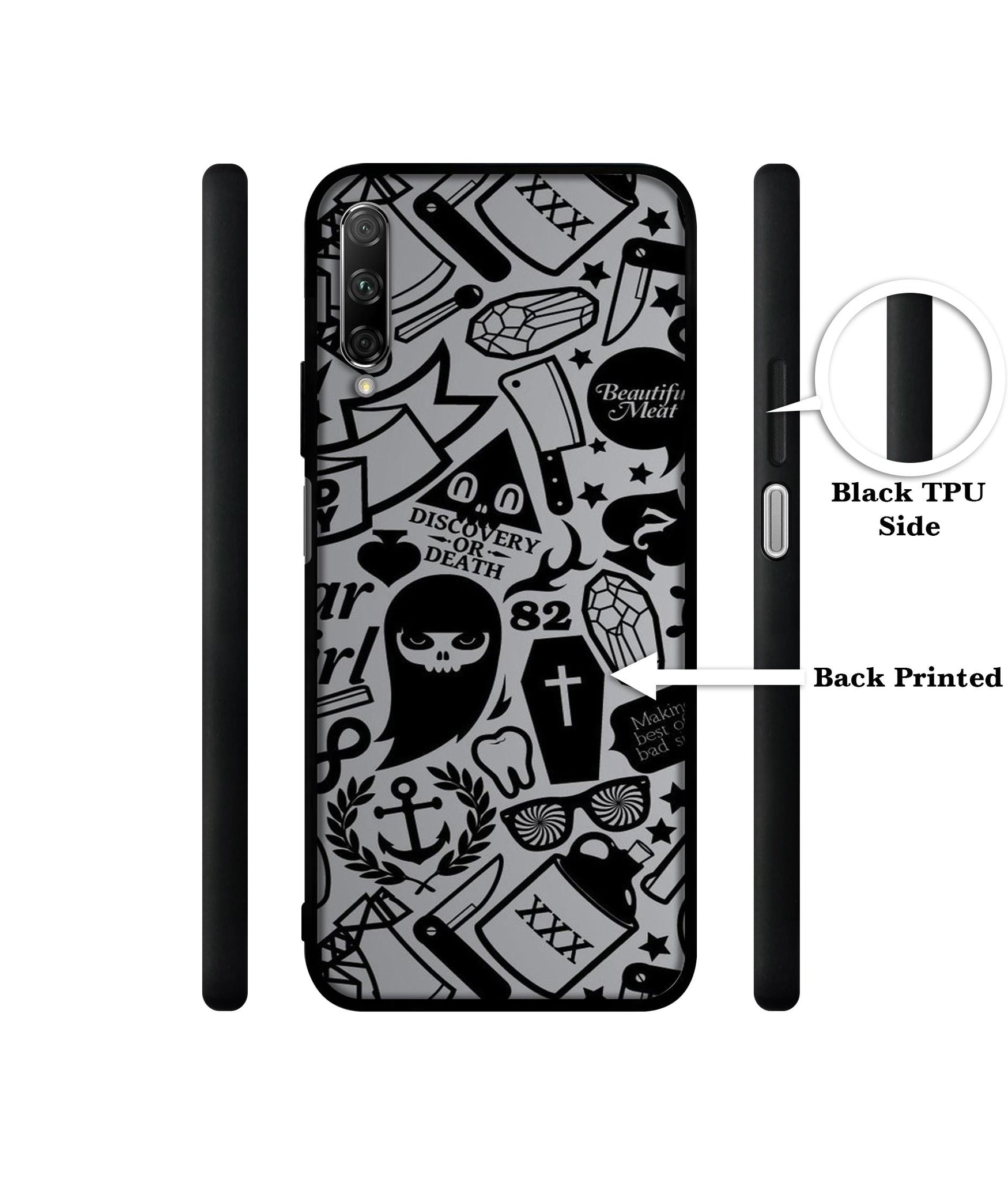Discover Or Death Designer 2D Printed Back Case Cover for Honor 9X Pro 4G / Huawei Y9 Prime 4G