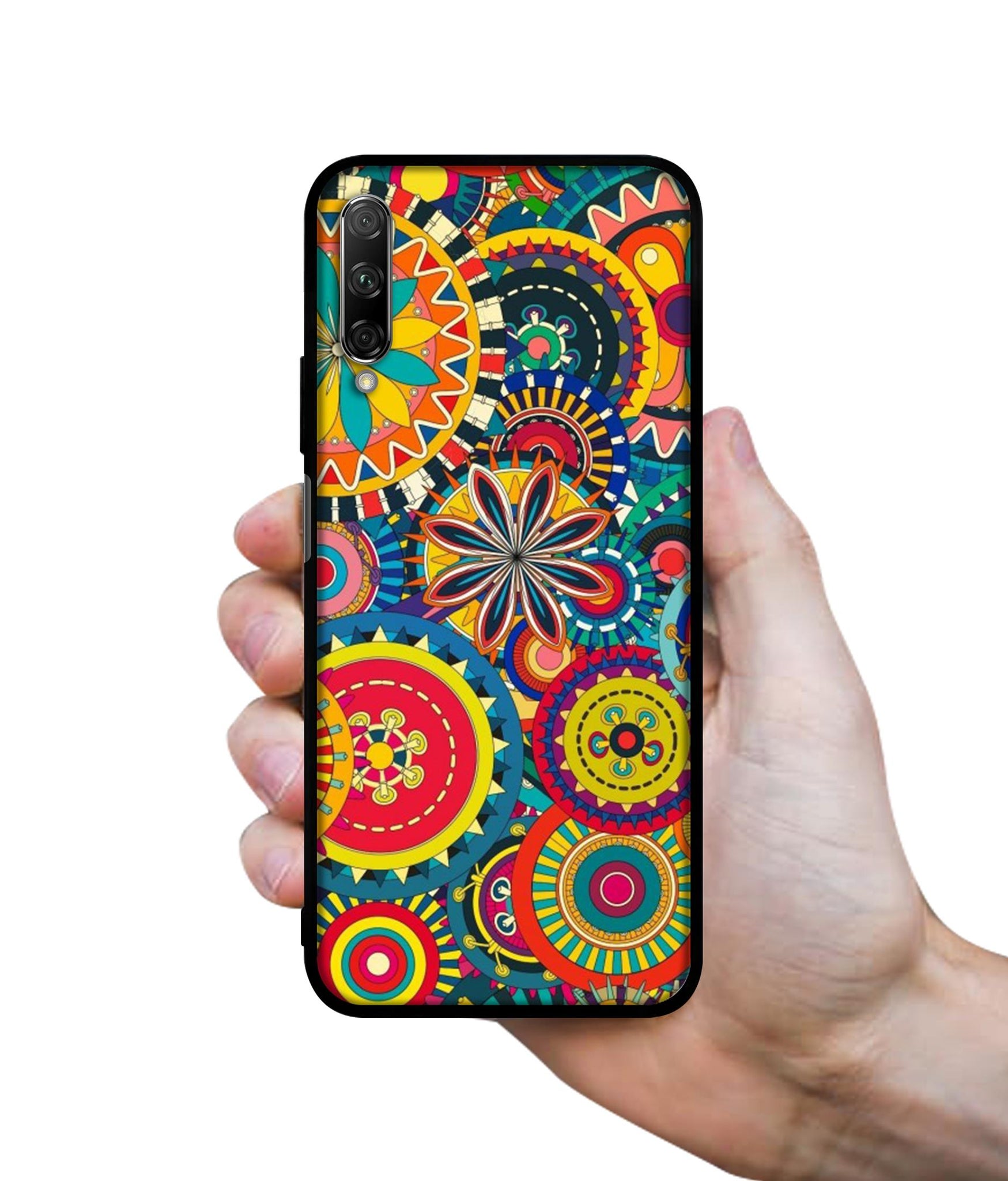 Ring Pattern Print Designer 2D Printed Back Case Cover for Honor 9X Pro 4G / Huawei Y9 Prime 4G