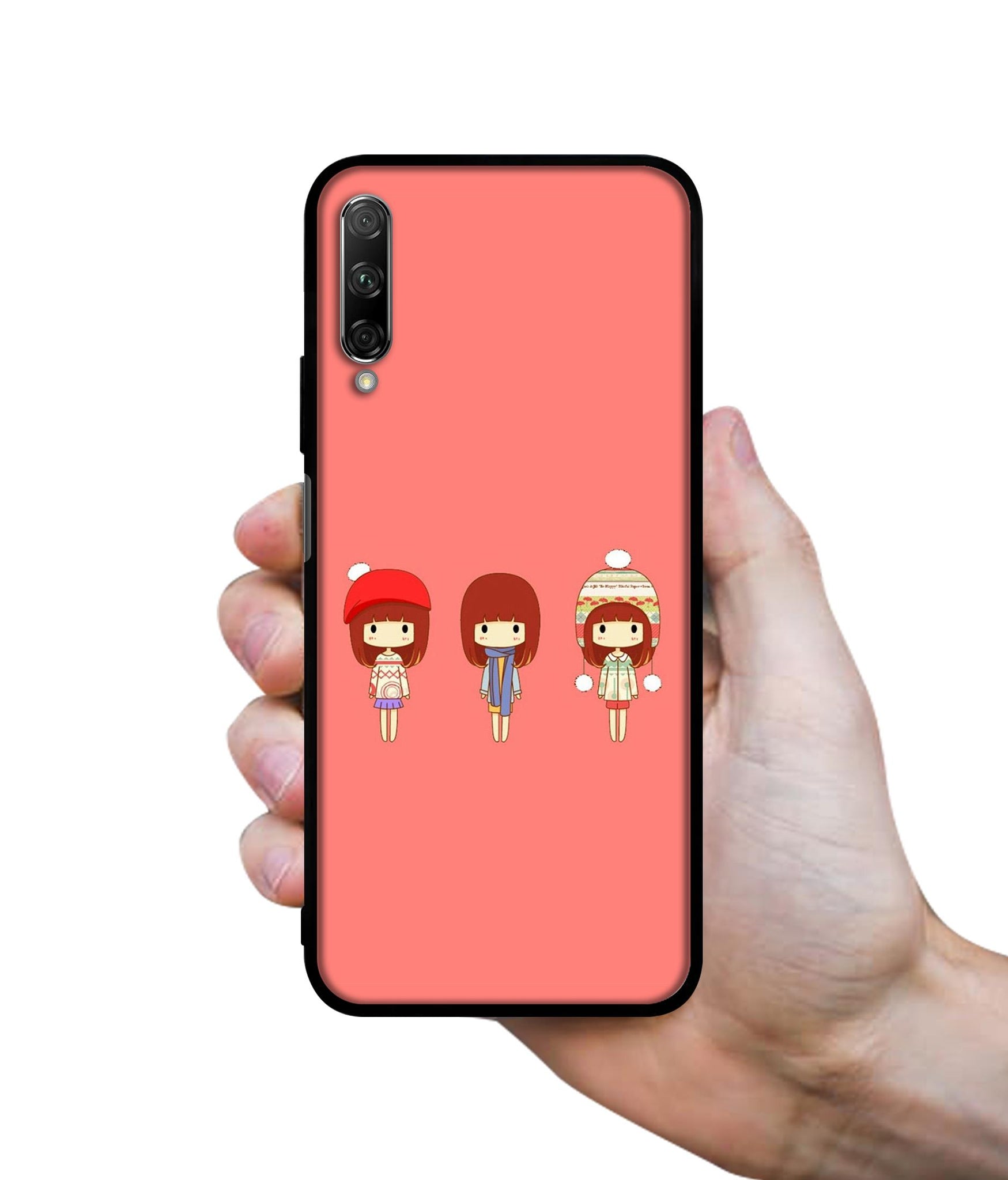 Cute Girls Designer 2D Printed Back Case Cover for Honor 9X Pro 4G / Huawei Y9 Prime 4G