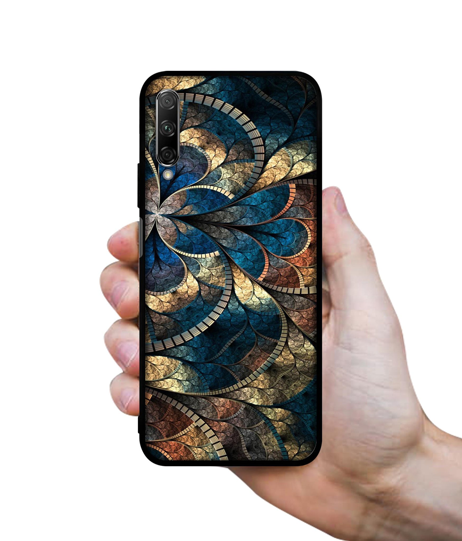 Fractional Pattern Designer 2D Printed Back Case Cover for Honor 9X Pro 4G / Huawei Y9 Prime 4G