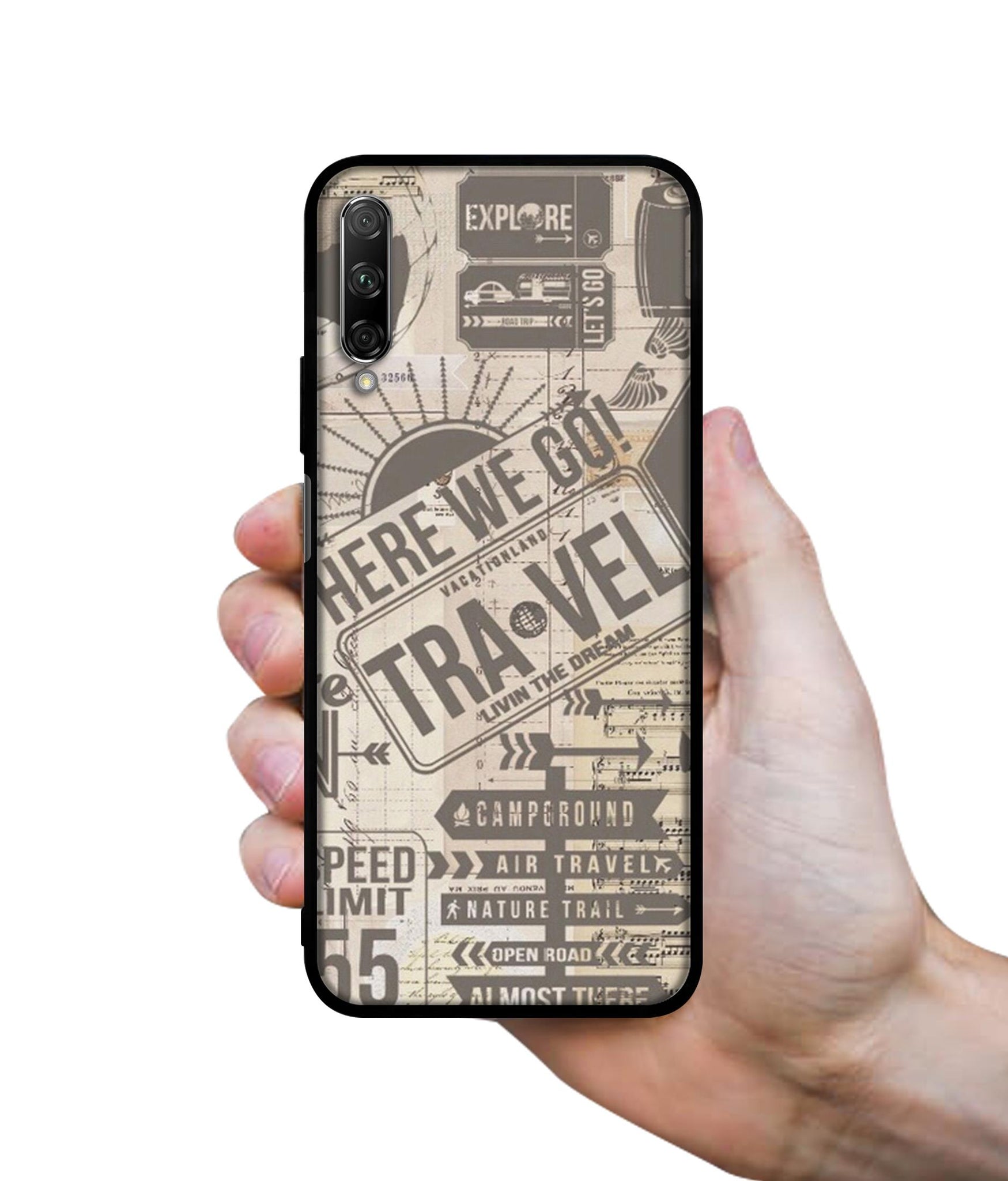 Travel Designer 2D Printed Back Case Cover for Honor 9X Pro 4G / Huawei Y9 Prime 4G