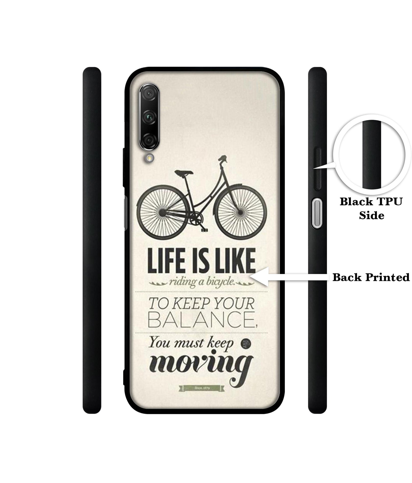 Life is Like Moving Designer 2D Printed Back Case Cover for Honor 9X Pro 4G / Huawei Y9 Prime 4G