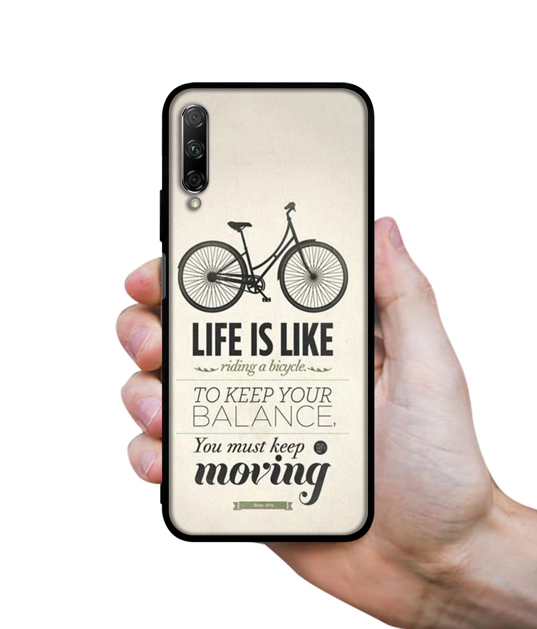 Life is Like Moving Designer 2D Printed Back Case Cover for Honor 9X Pro 4G / Huawei Y9 Prime 4G