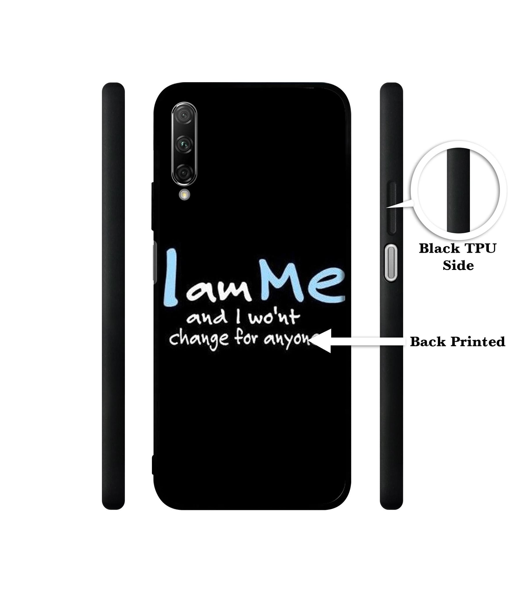 I Am Me Quotes Designer 2D Printed Back Case Cover for Honor 9X Pro 4G / Huawei Y9 Prime 4G