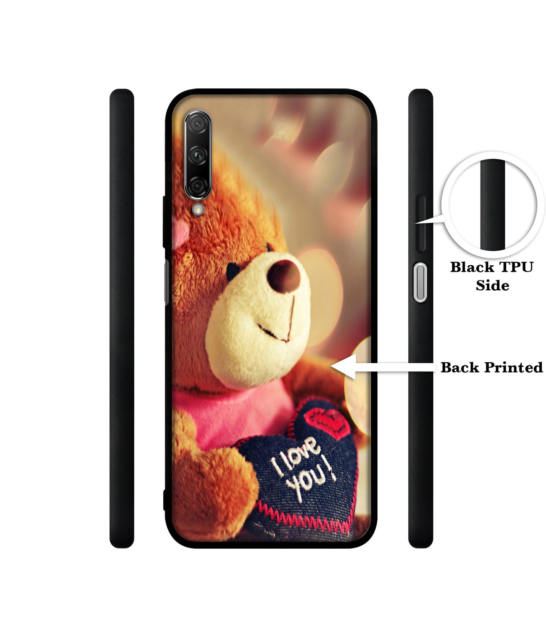Teddy Bear Designer 2D Printed Back Case Cover for Honor 9X Pro 4G / Huawei Y9 Prime 4G