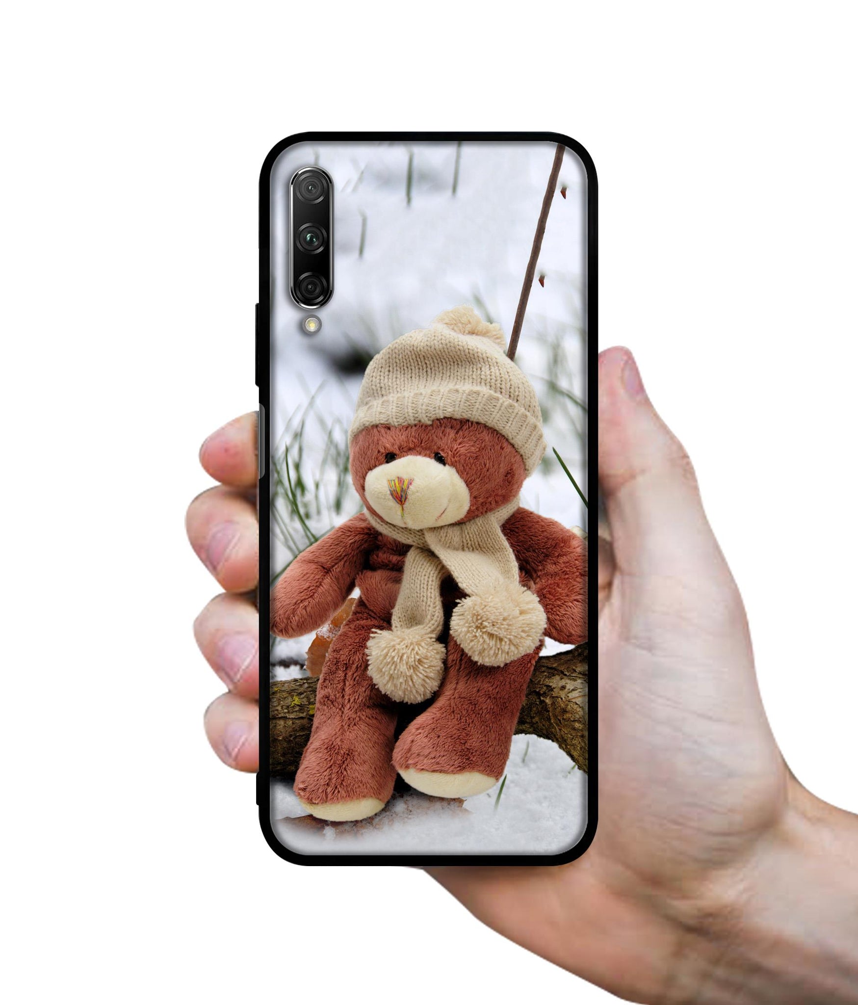 Woolen Bear Designer 2D Printed Back Case Cover for Honor 9X Pro 4G / Huawei Y9 Prime 4G