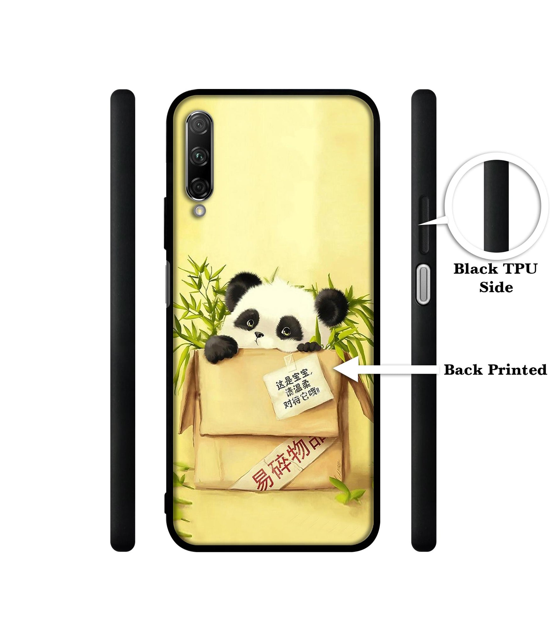 Panda In Box Designer 2D Printed Back Case Cover for Honor 9X Pro 4G / Huawei Y9 Prime 4G