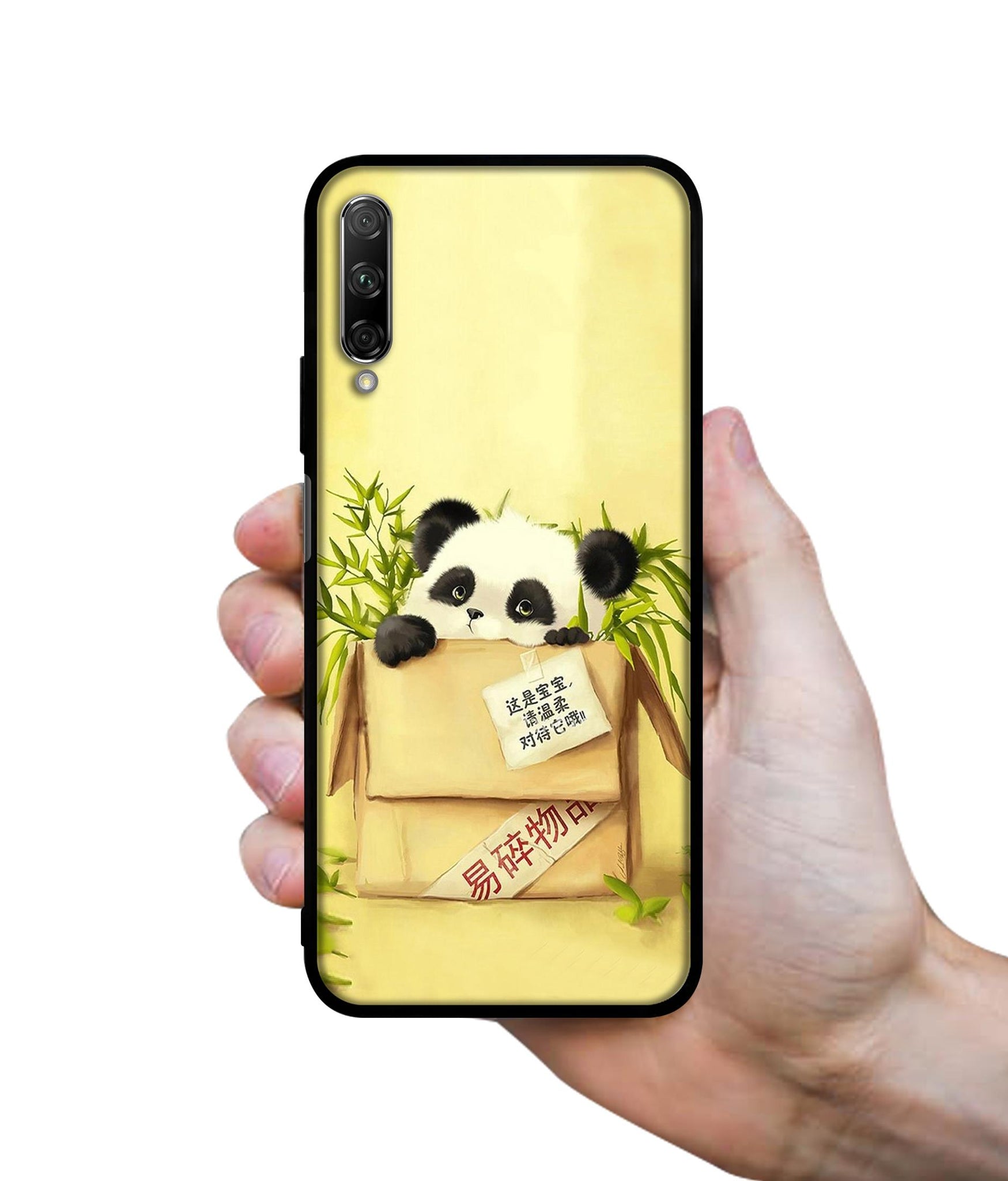 Panda In Box Designer 2D Printed Back Case Cover for Honor 9X Pro 4G / Huawei Y9 Prime 4G