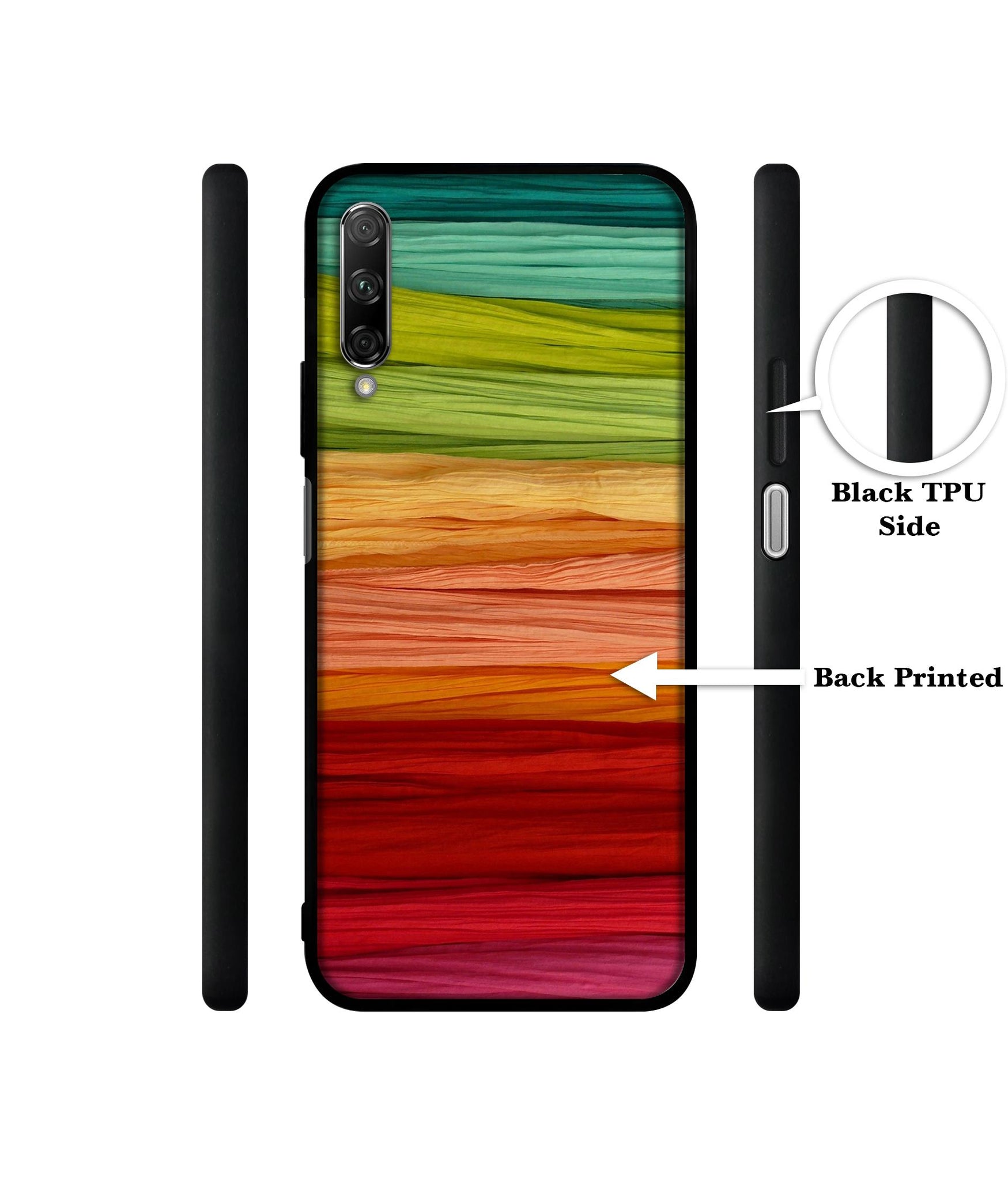 Colorful Thread Designer 2D Printed Back Case Cover for Honor 9X Pro 4G / Huawei Y9 Prime 4G