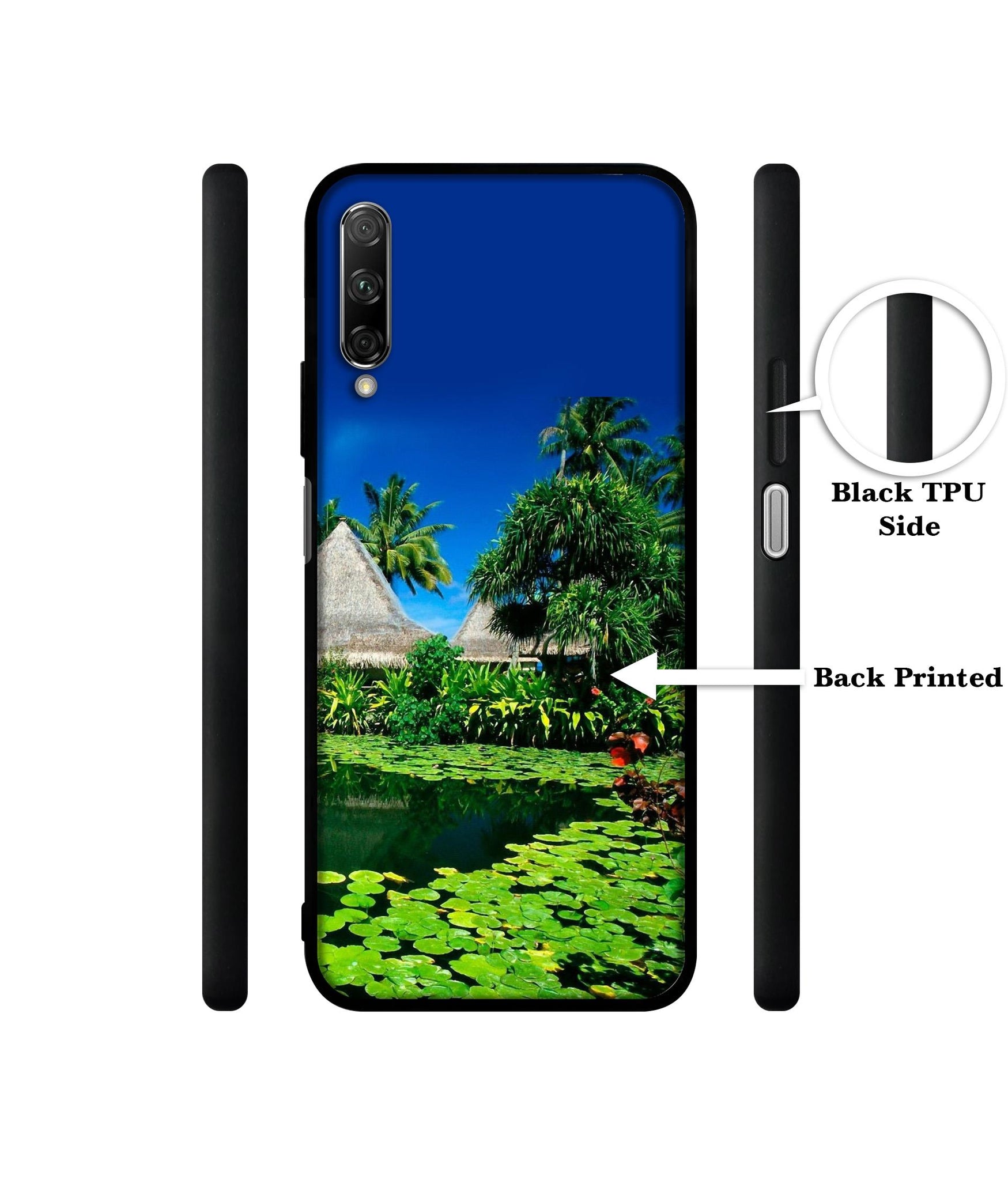 Tropics Water Designer 2D Printed Back Case Cover for Honor 9X Pro 4G / Huawei Y9 Prime 4G