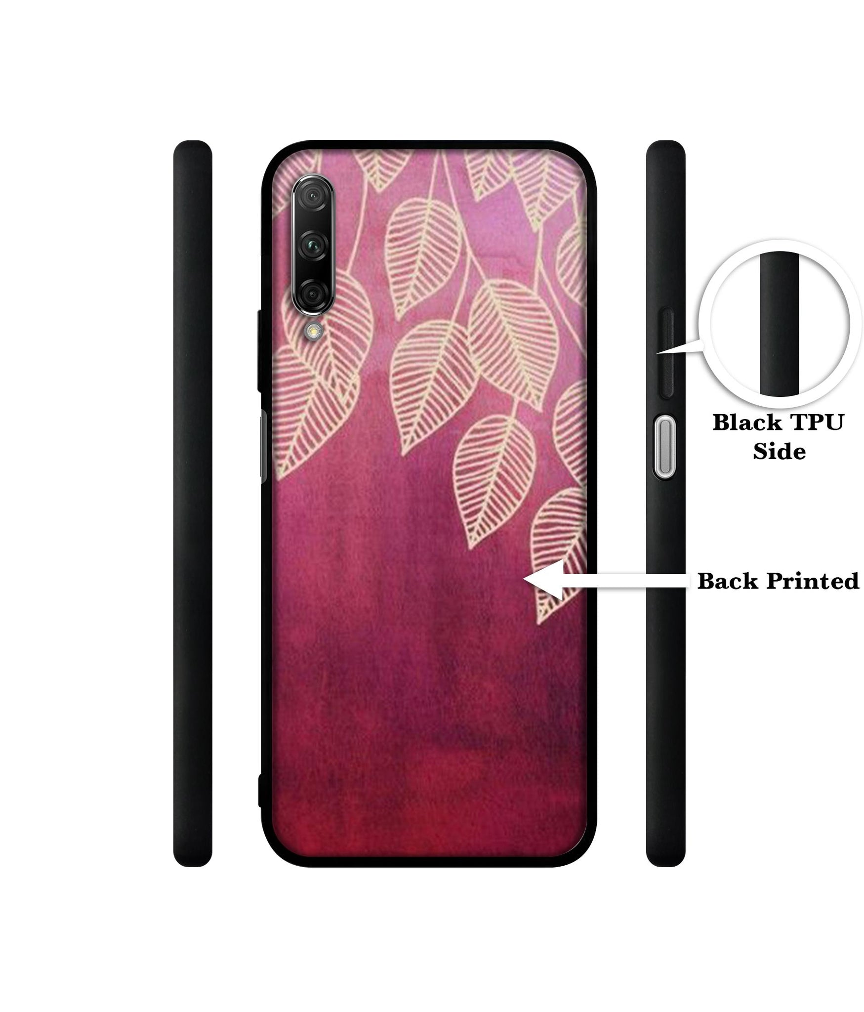 Leaf Pattern Designer 2D Printed Back Case Cover for Honor 9X Pro 4G / Huawei Y9 Prime 4G