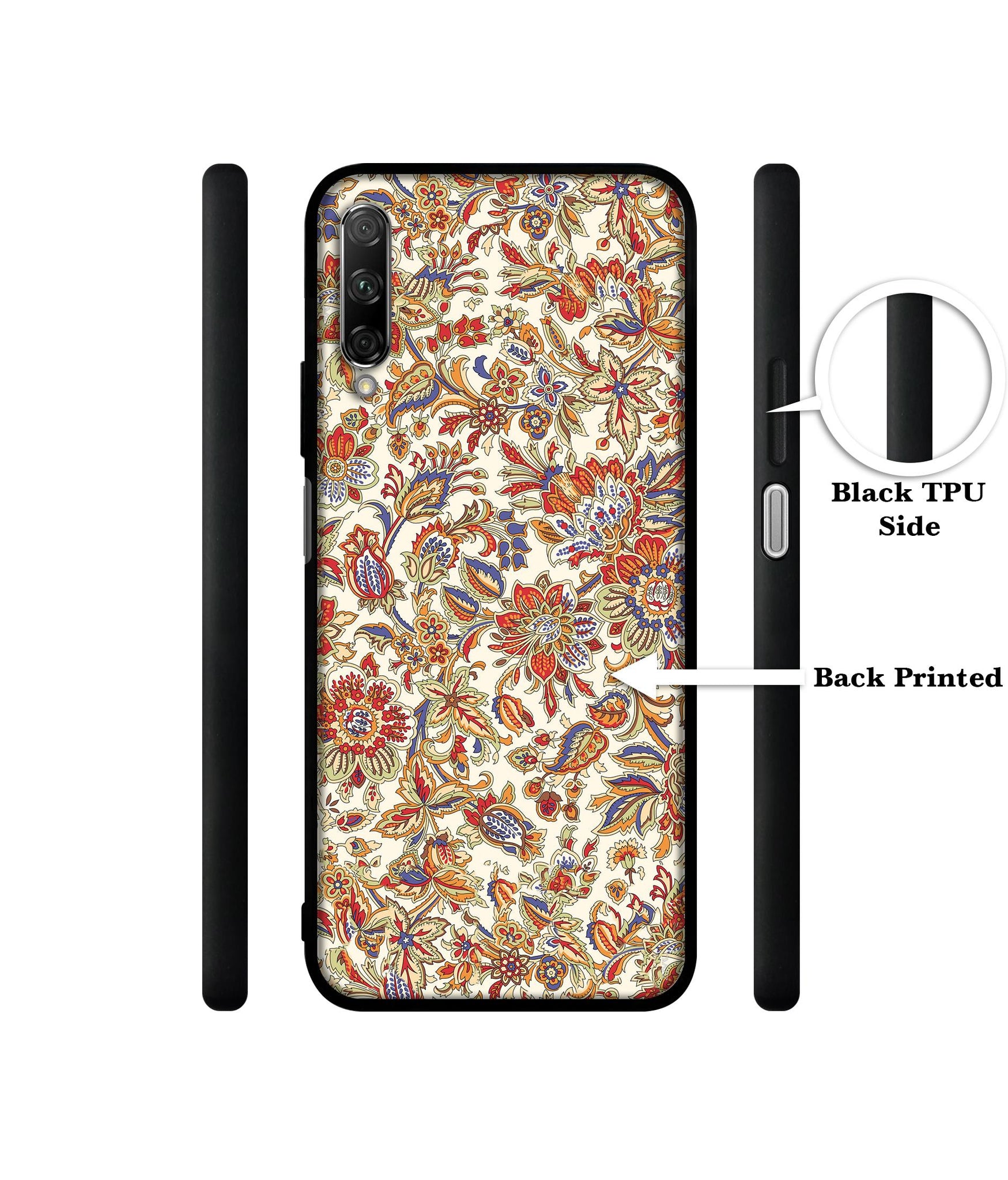 Floral Designer 2D Printed Back Case Cover for Honor 9X Pro 4G / Huawei Y9 Prime 4G