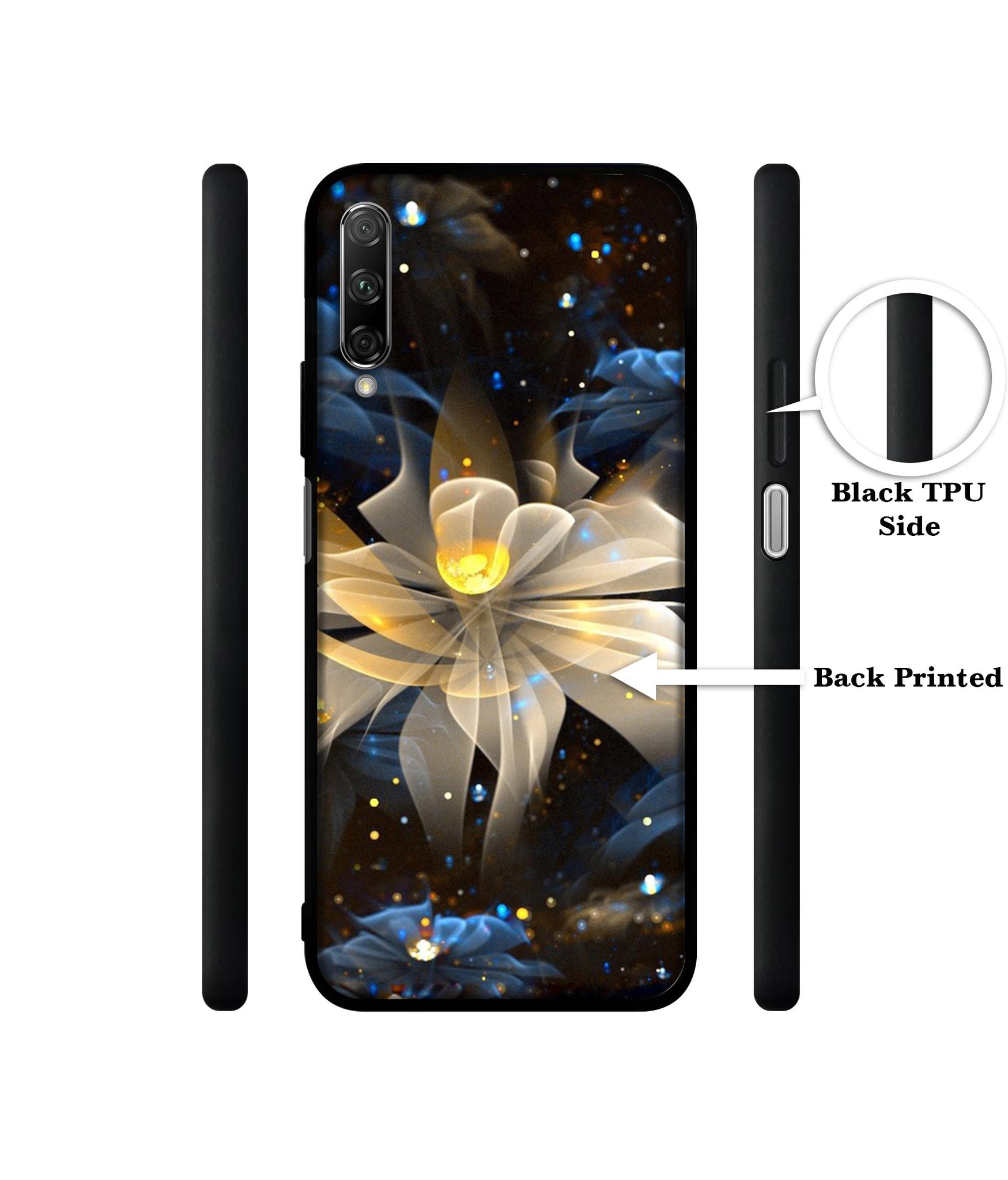 Art Flower Designer 2D Printed Back Case Cover for Honor 9X Pro 4G / Huawei Y9 Prime 4G